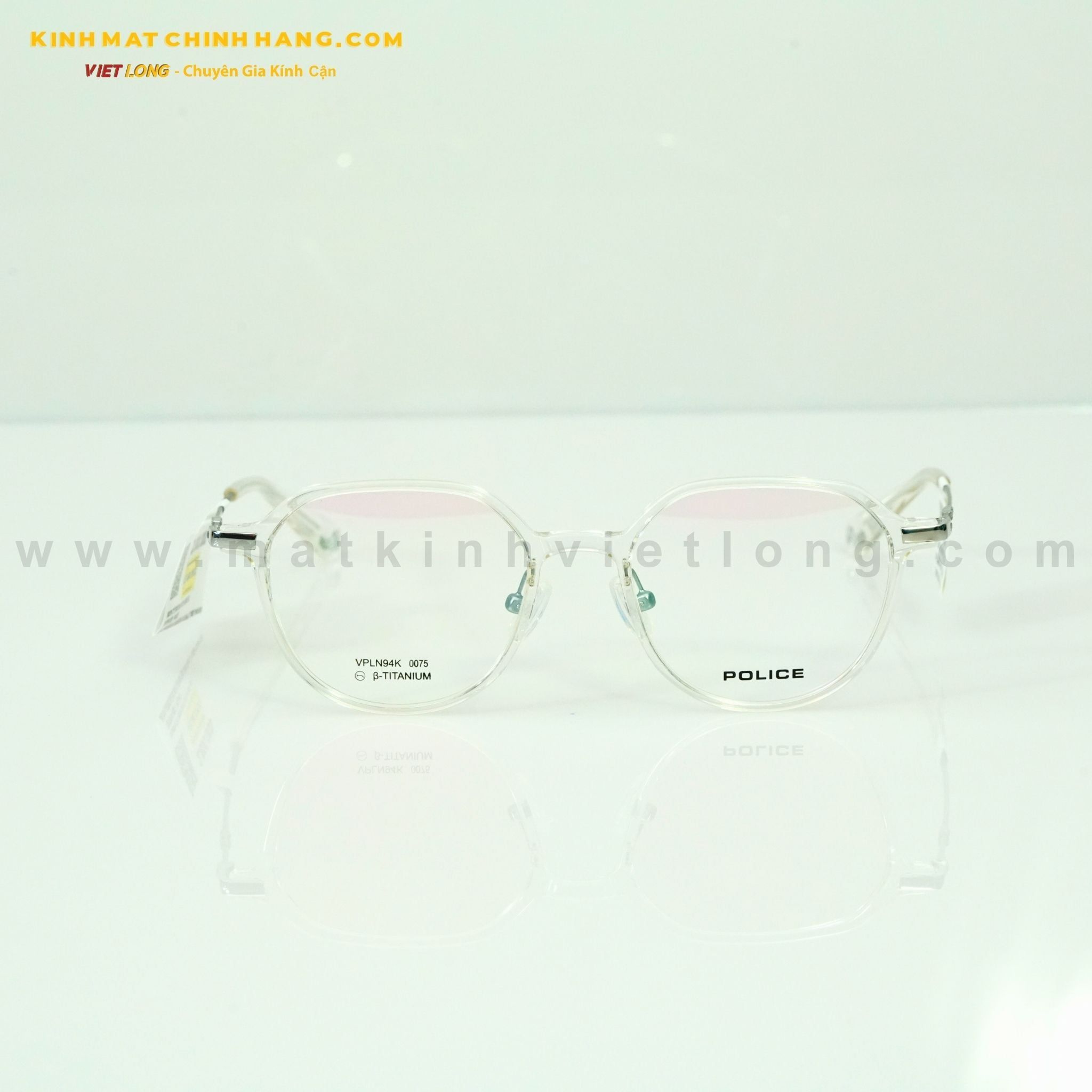  GỌNG KÍNH POLICE VPLN94K-0075 52-19 