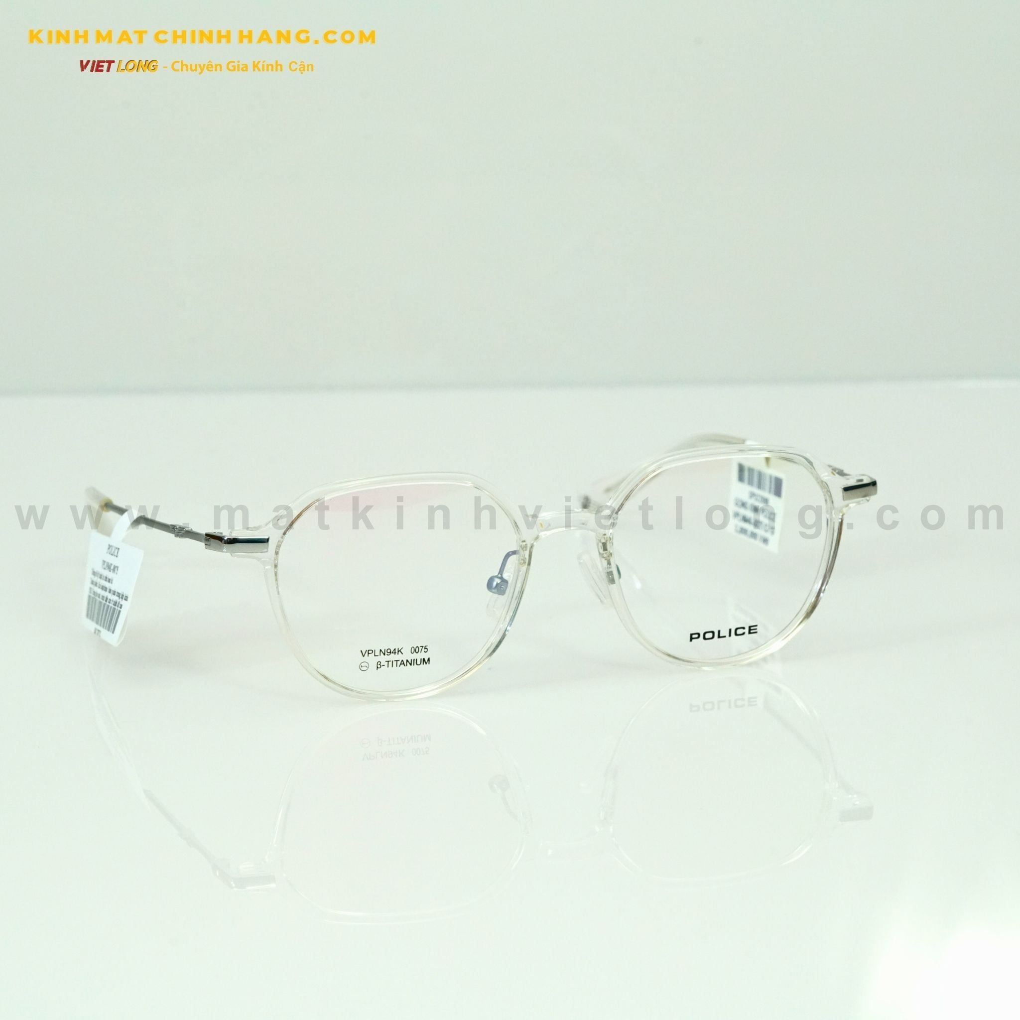  GỌNG KÍNH POLICE VPLN94K-0075 52-19 