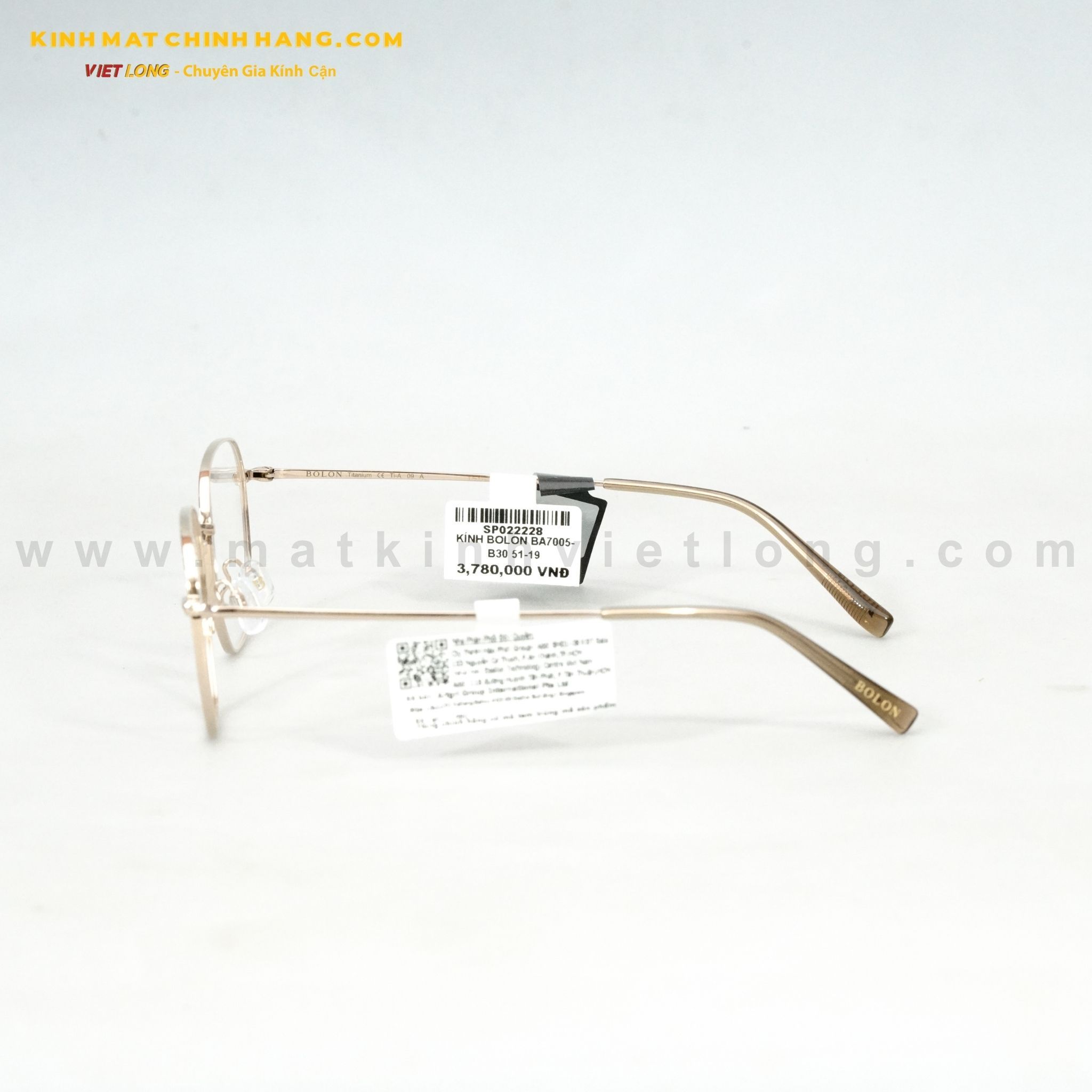  GỌNG KÍNH BOLON BA7005-B30 51-19 