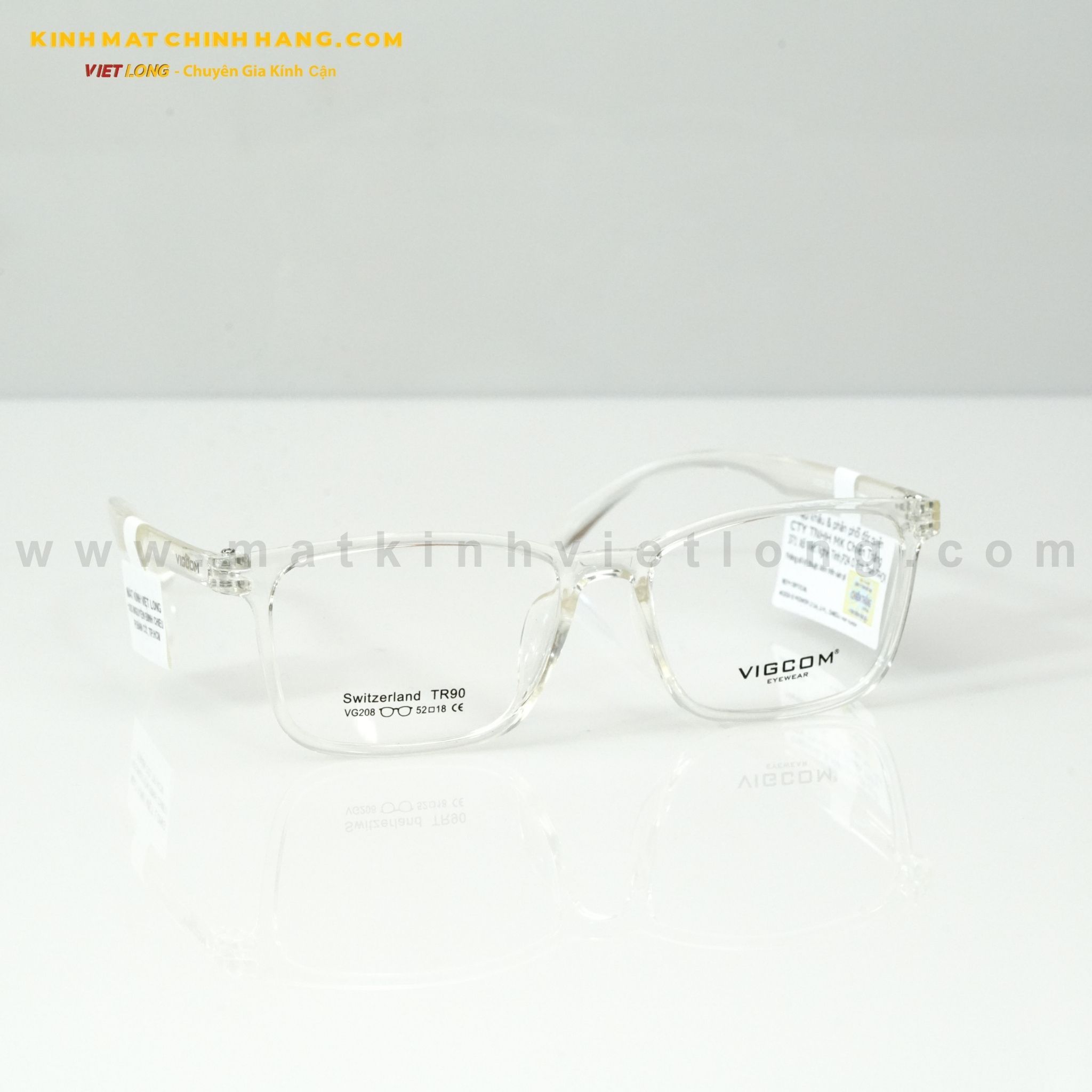  GỌNG KÍNH VIGCOM VG208-C6 52-18 