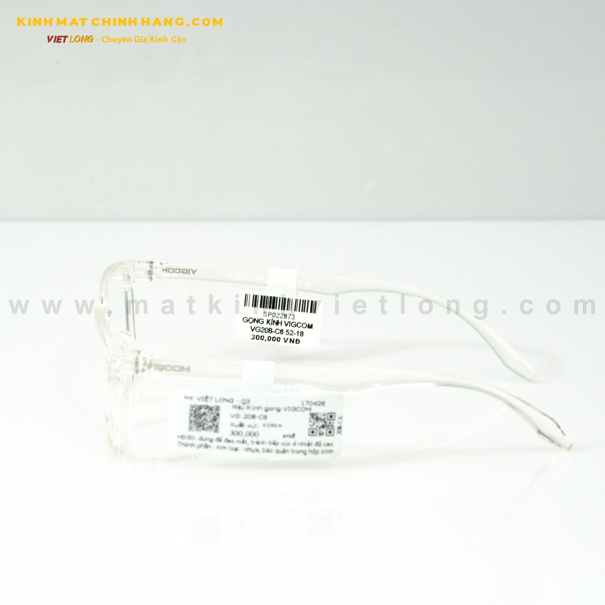  GỌNG KÍNH VIGCOM VG208-C6 52-18 