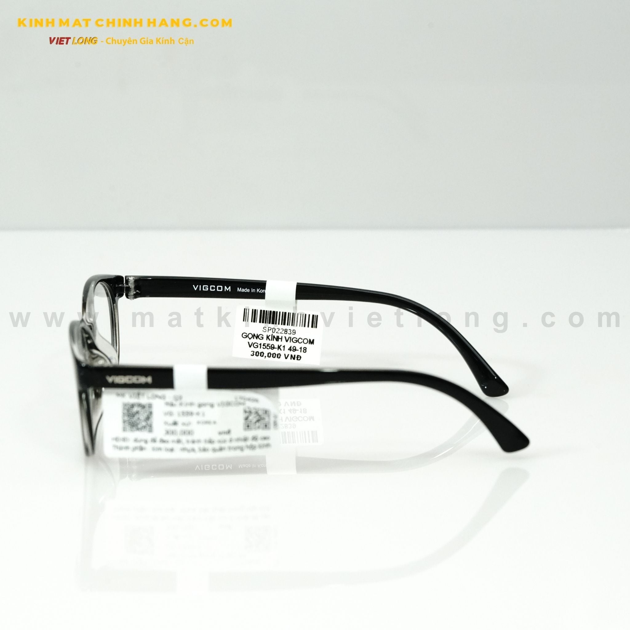  GỌNG KÍNH VIGCOM VG1559-K1 49-18 