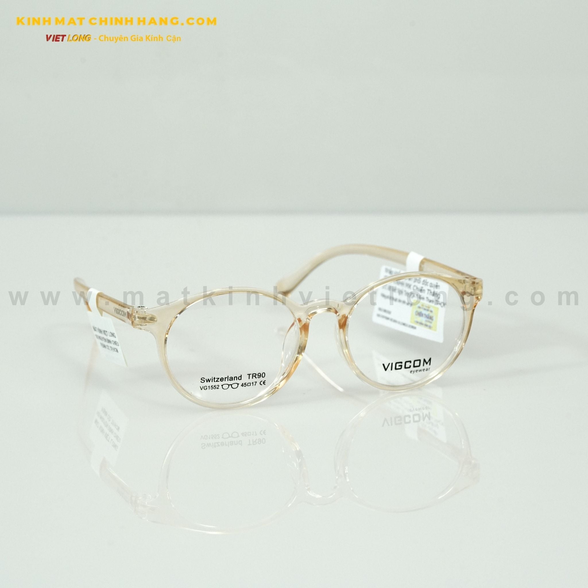  GỌNG KÍNH VIGCOM VG1552-K8 45-17 
