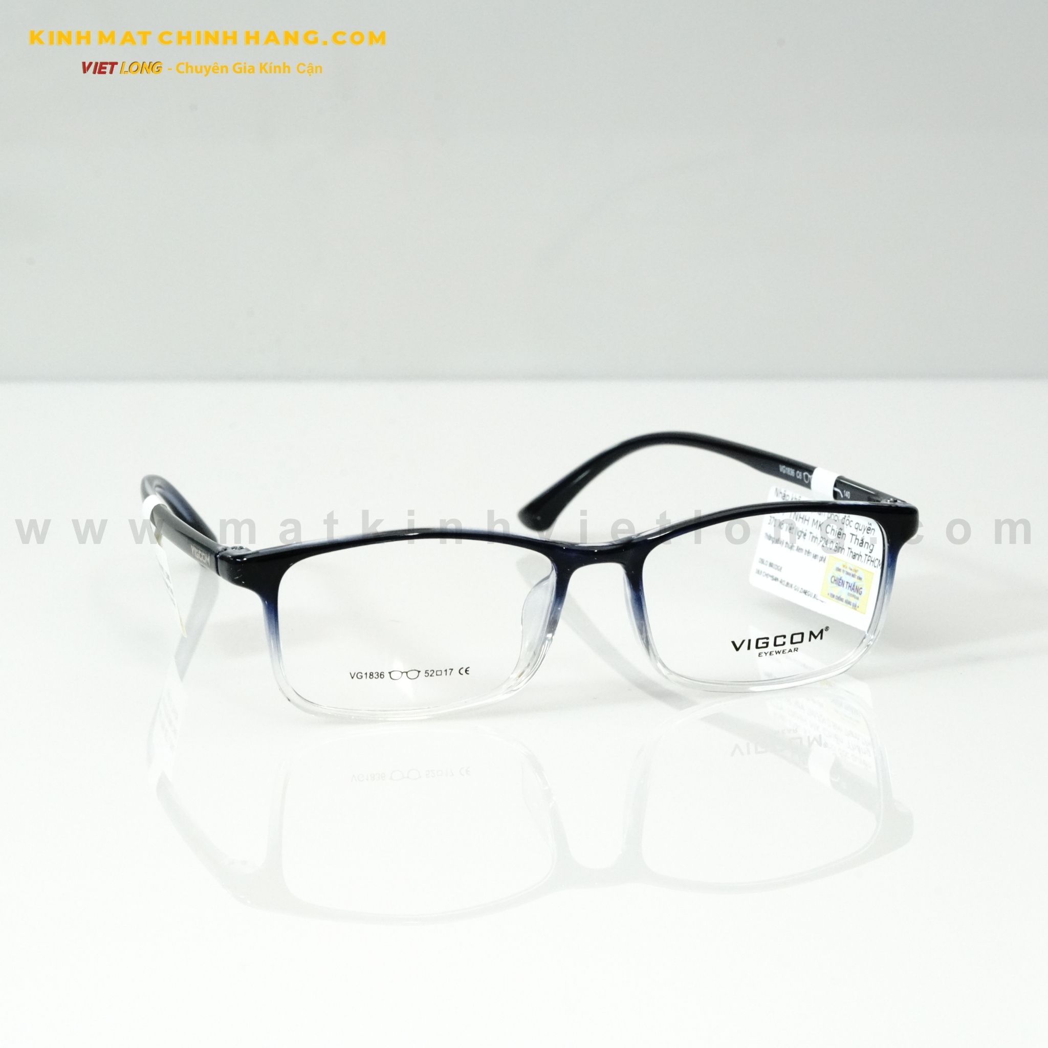  GỌNG KÍNH VIGCOM VG1836-C6 52-17 