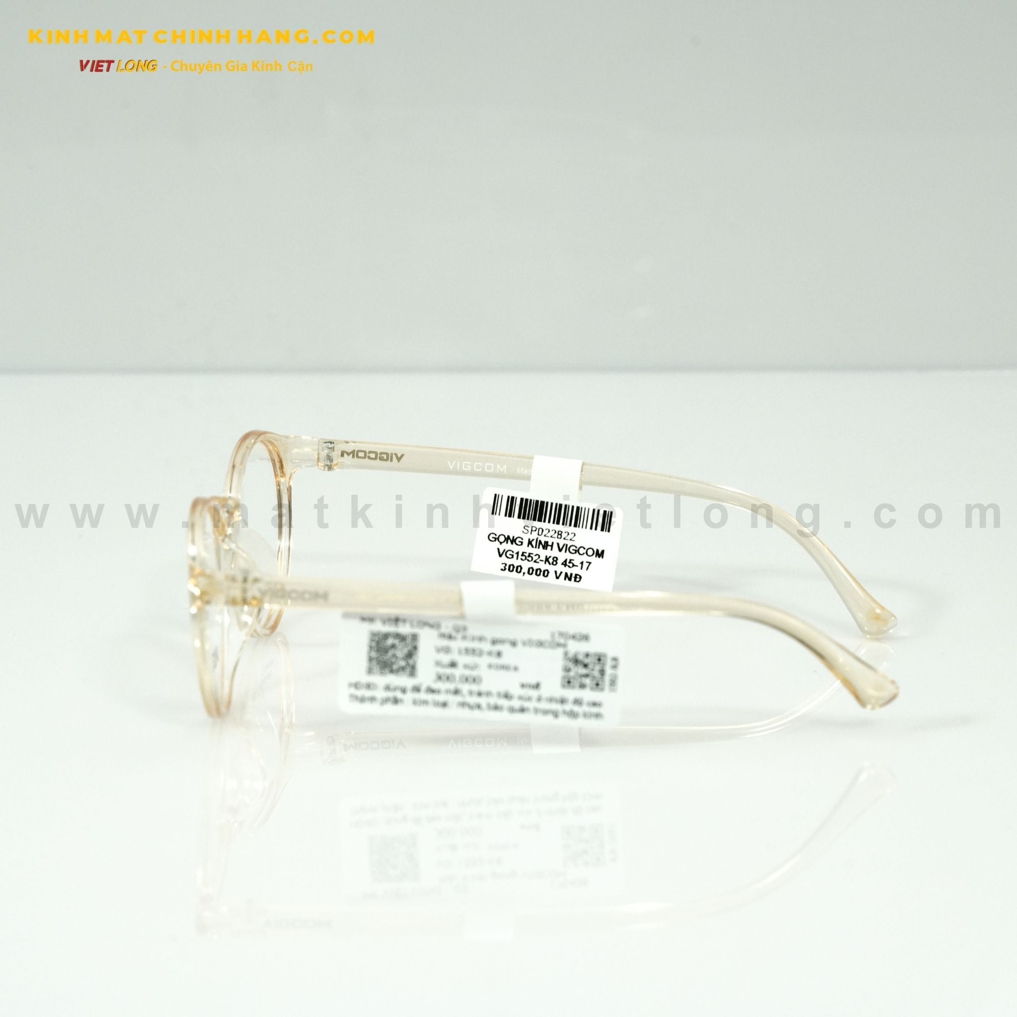  GỌNG KÍNH VIGCOM VG1552-K8 45-17 