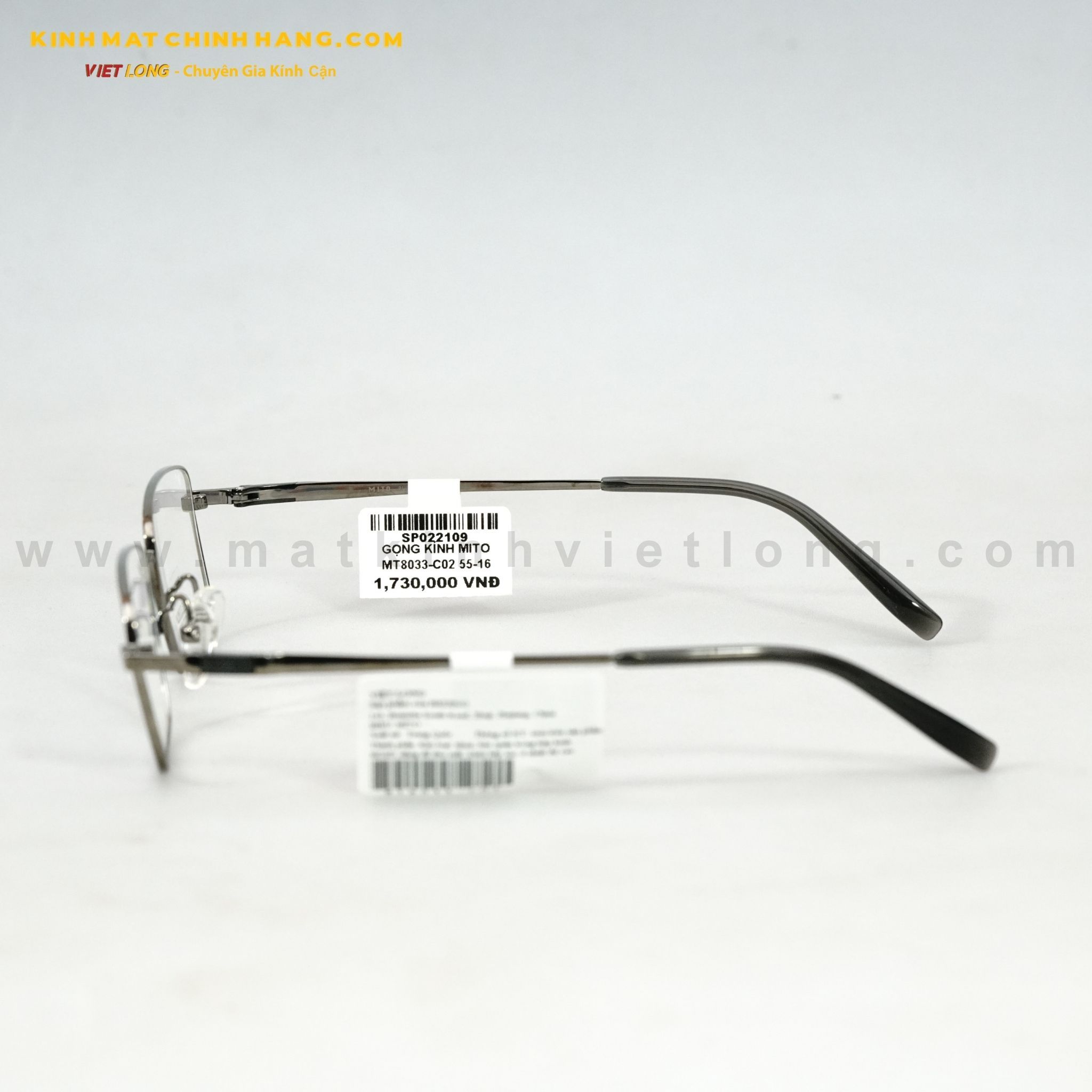  GỌNG KÍNH MITO MT8033-C02 55-16 