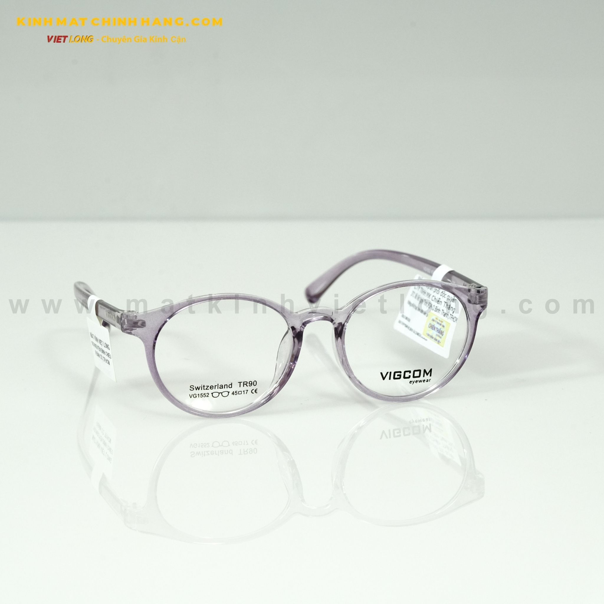  GỌNG KÍNH VIGCOM VG1552-K7 45-17 