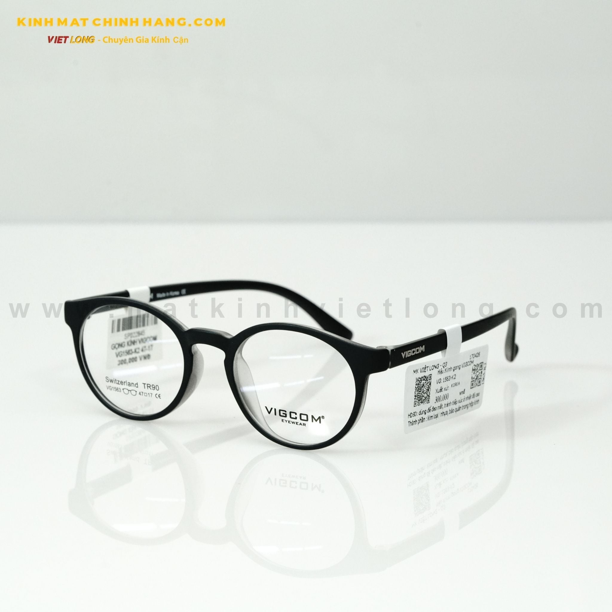  GỌNG KÍNH VIGCOM VG1563-K2 47-17 