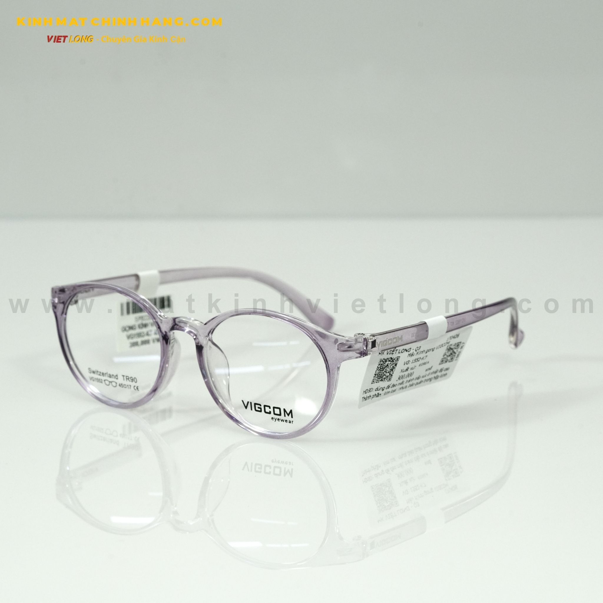 GỌNG KÍNH VIGCOM VG1552-K7 45-17 