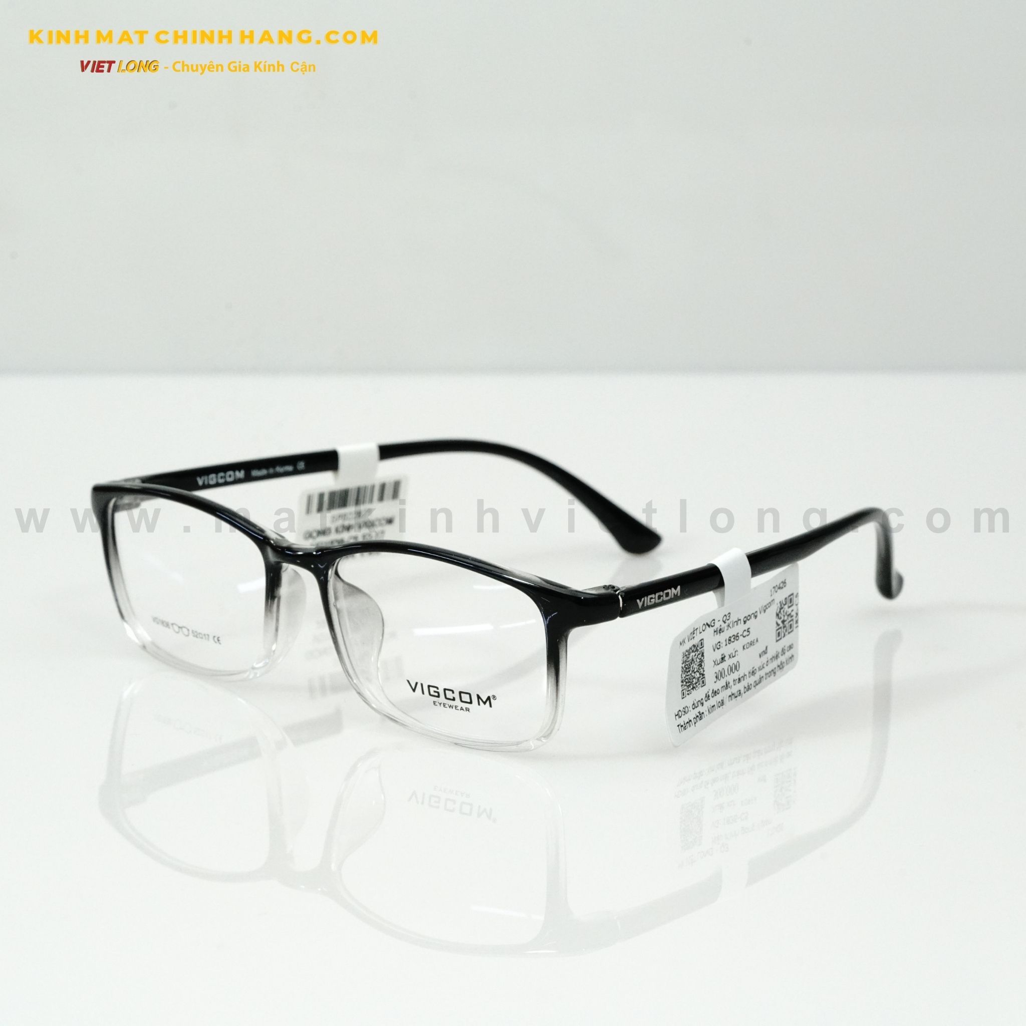  GỌNG KÍNH VIGCOM VG1836-C5 52-17 