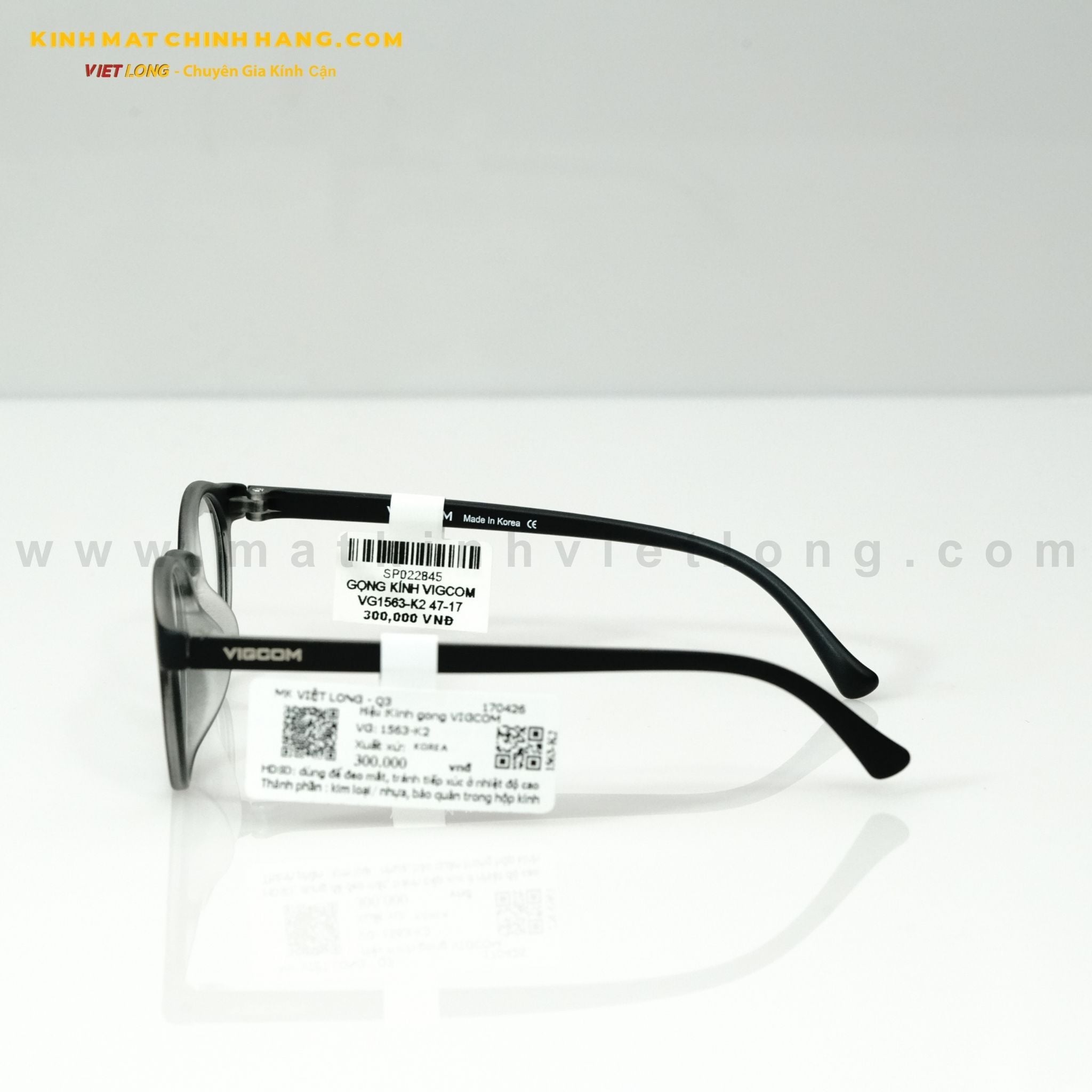  GỌNG KÍNH VIGCOM VG1563-K2 47-17 