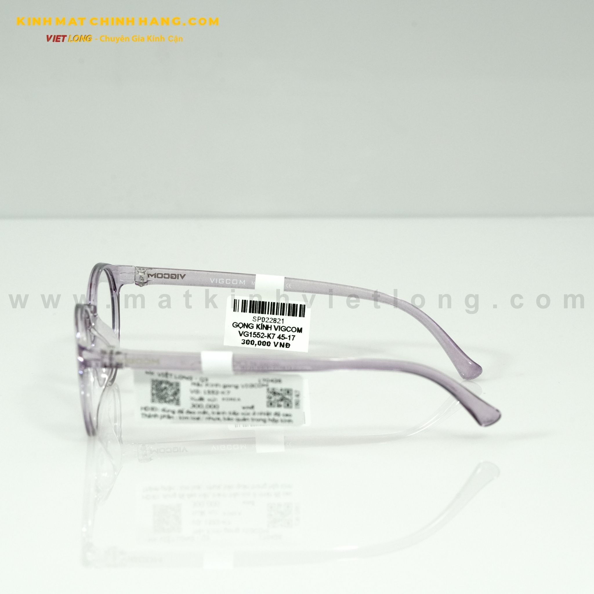  GỌNG KÍNH VIGCOM VG1552-K7 45-17 
