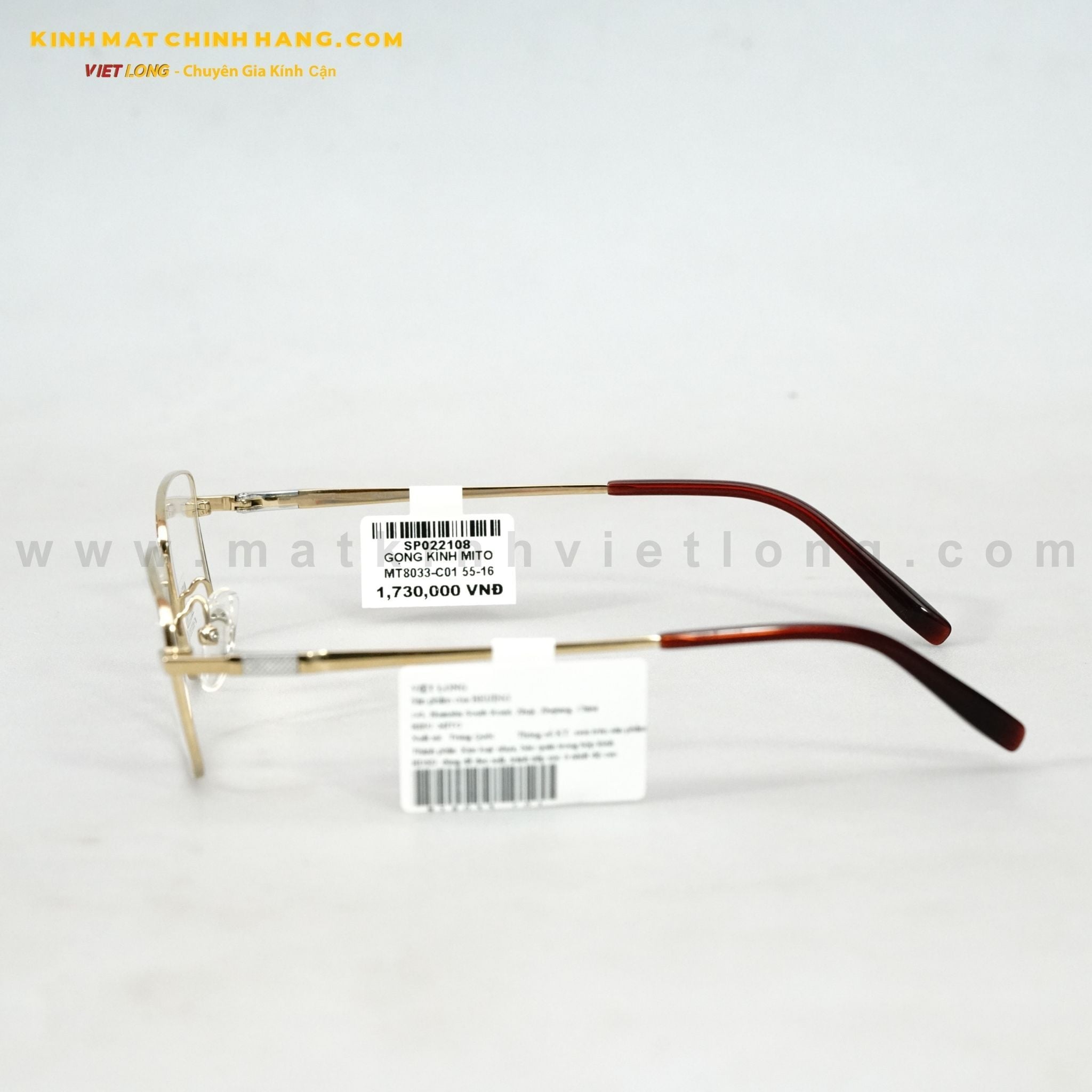  GỌNG KÍNH MITO MT8033-C01 55-16 