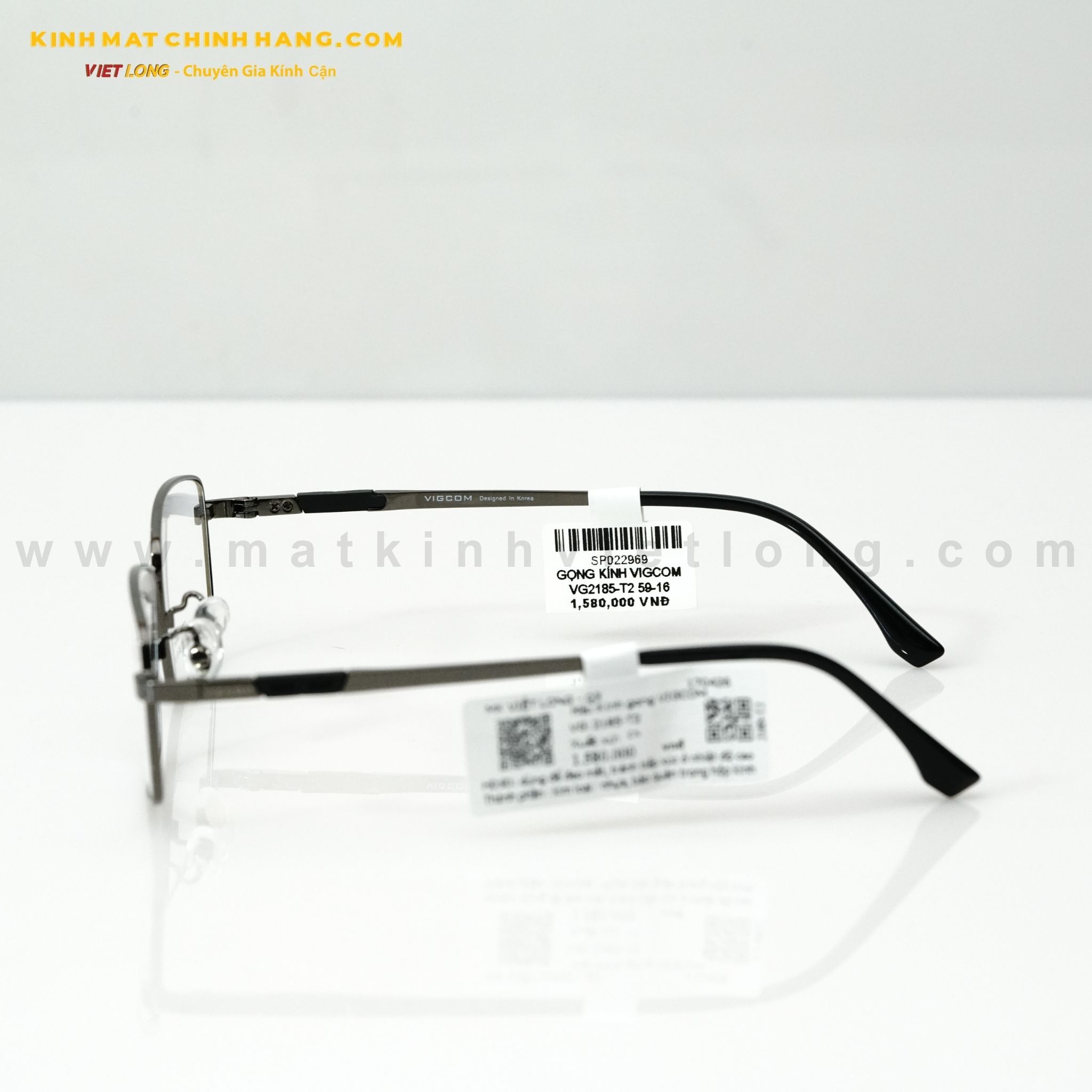  GỌNG KÍNH VIGCOM VG2185-T2 59-16 