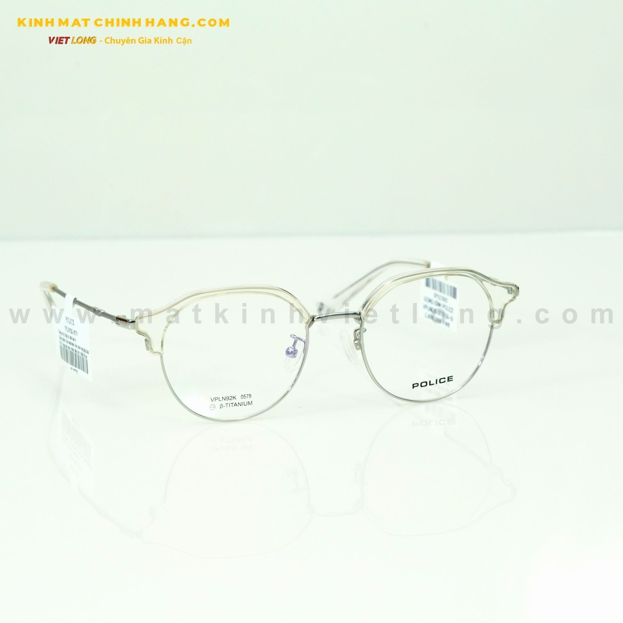  GỌNG KÍNH POLICE VPLN92K-0579 50-19 