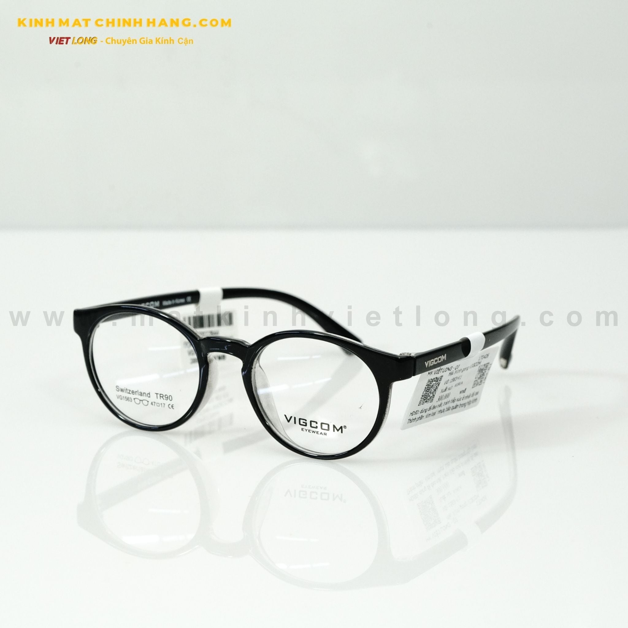  GỌNG KÍNH VIGCOM VG1563-K1 47-17 