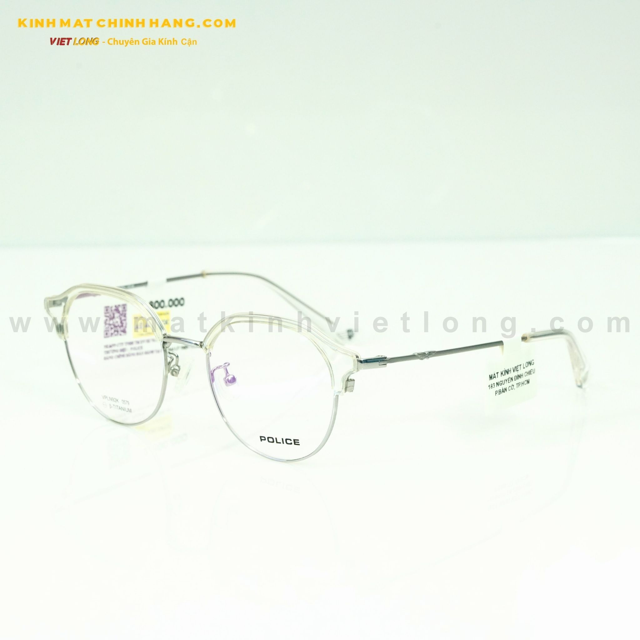  GỌNG KÍNH POLICE VPLN92K-0579 50-19 