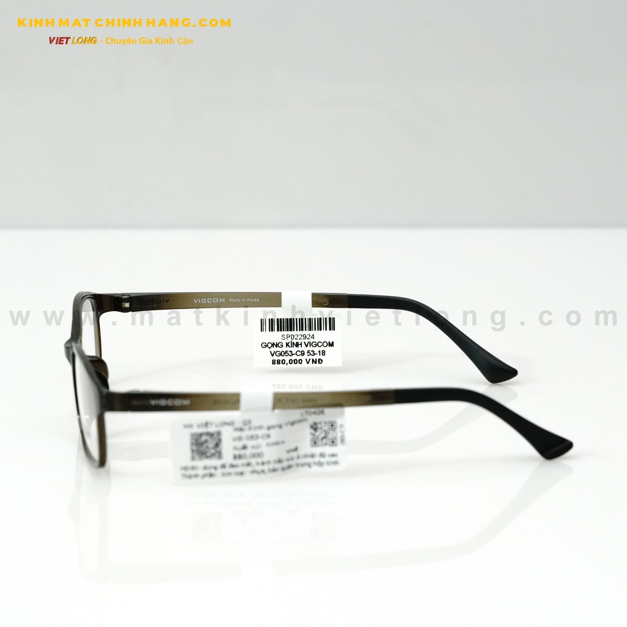  GỌNG KÍNH VIGCOM VG053-C9 53-18 