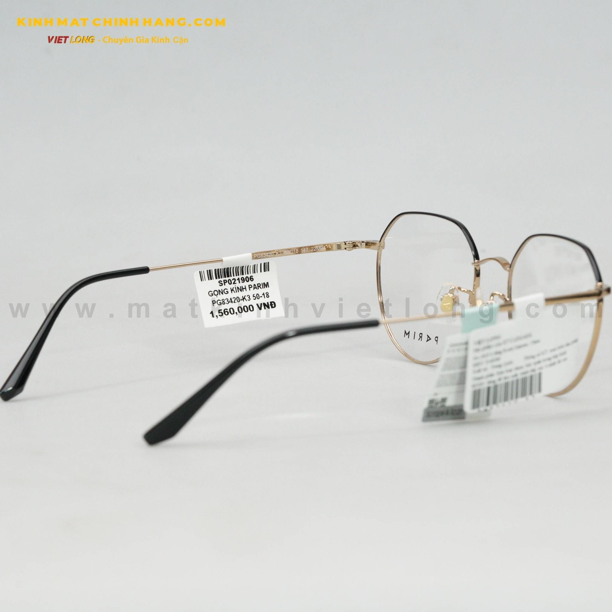  GỌNG KÍNH PARIM PG83420-K3 50-18 