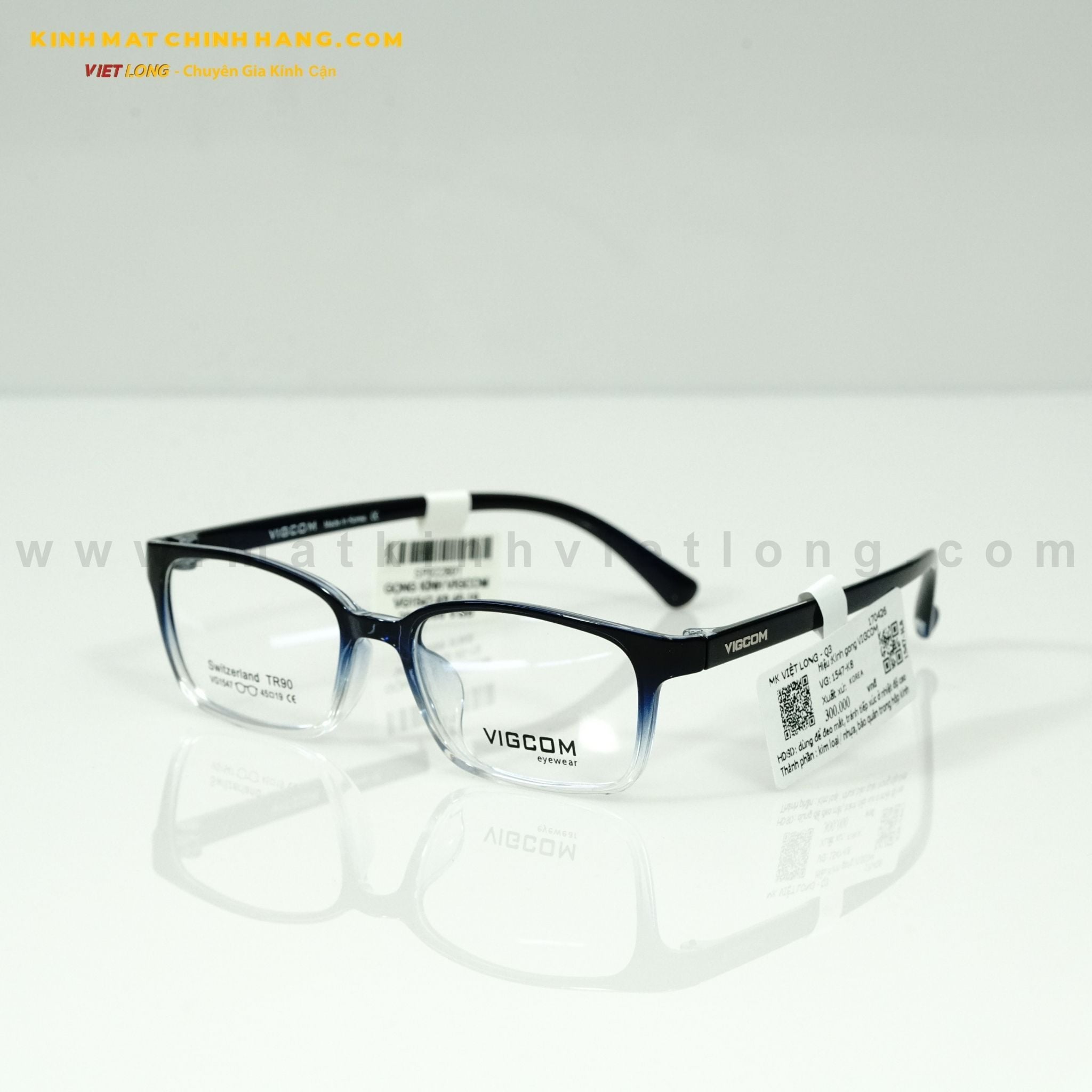  GỌNG KÍNH VIGCOM VG1547-K8 45-19 