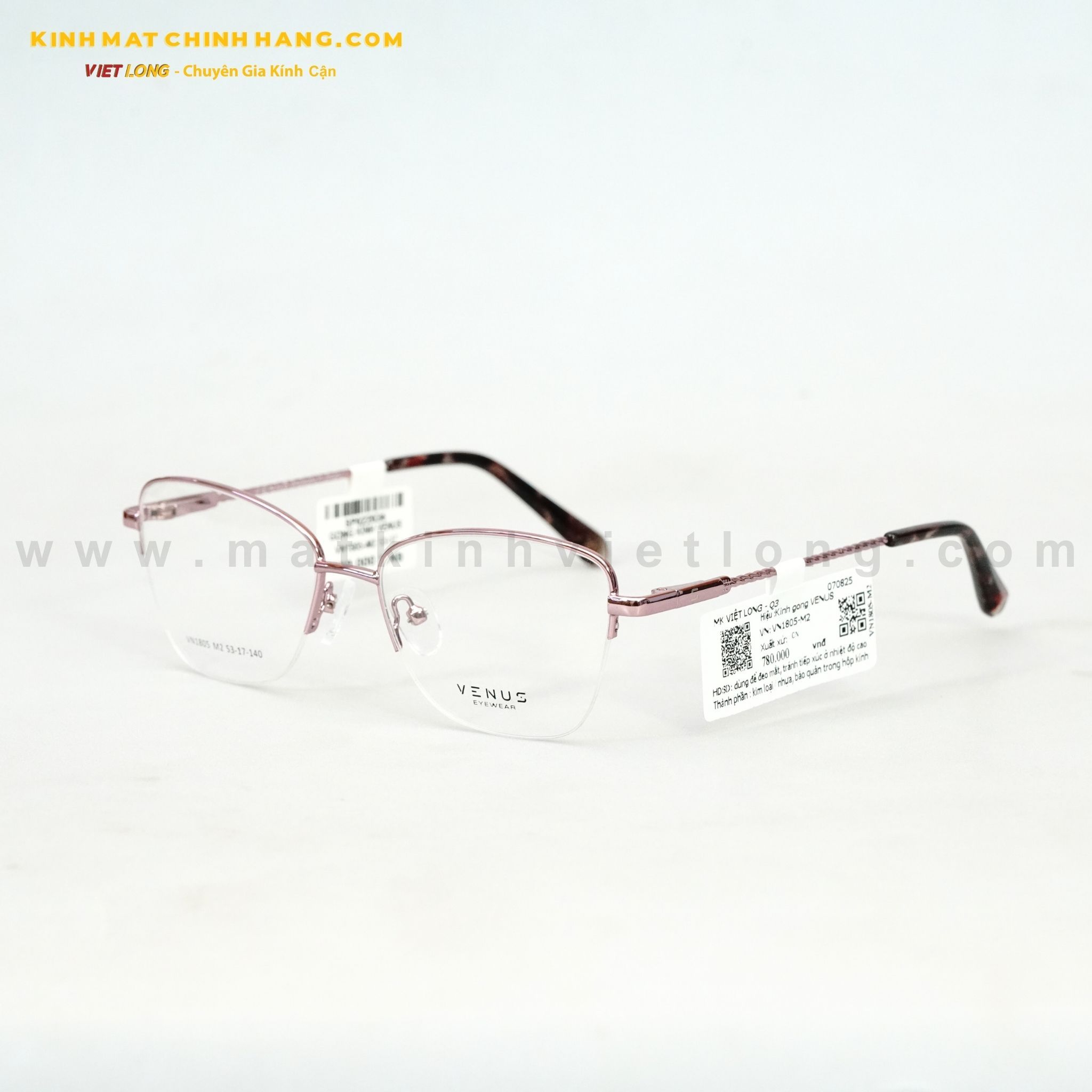  GỌNG KÍNH VENUS VN1805-M2 53-17 