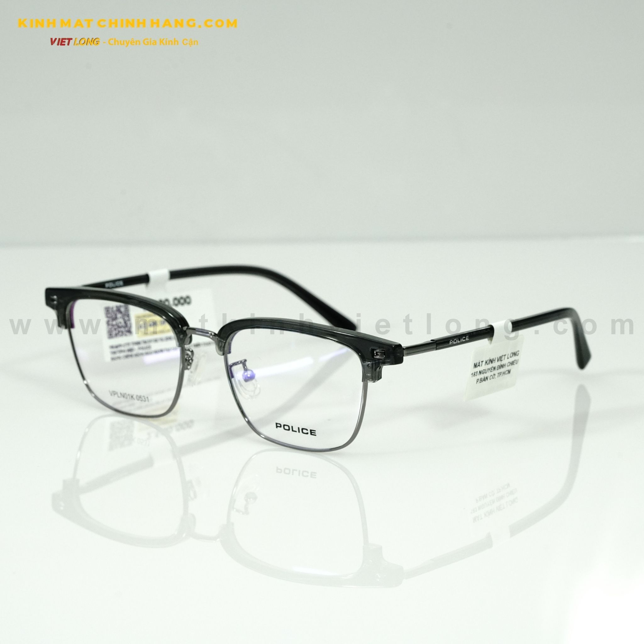  GỌNG KÍNH POLICE VPLN01K-0531 54-19 
