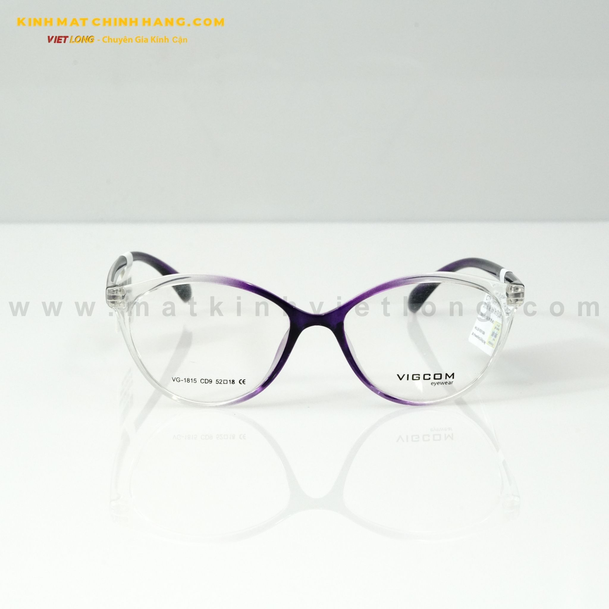  GỌNG KÍNH VIGCOM VG1815-CD9 52-18 