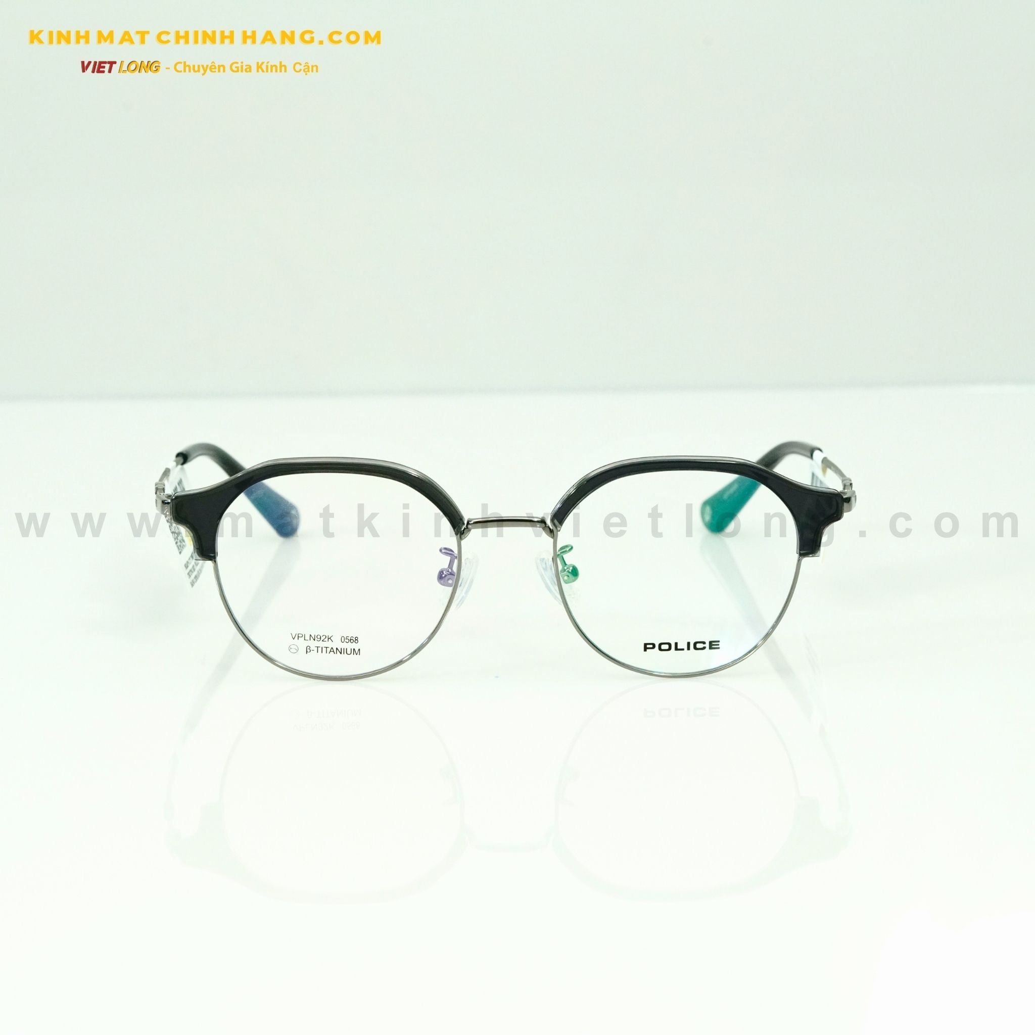  GỌNG KÍNH POLICE VPLN92K-0568 50-19 
