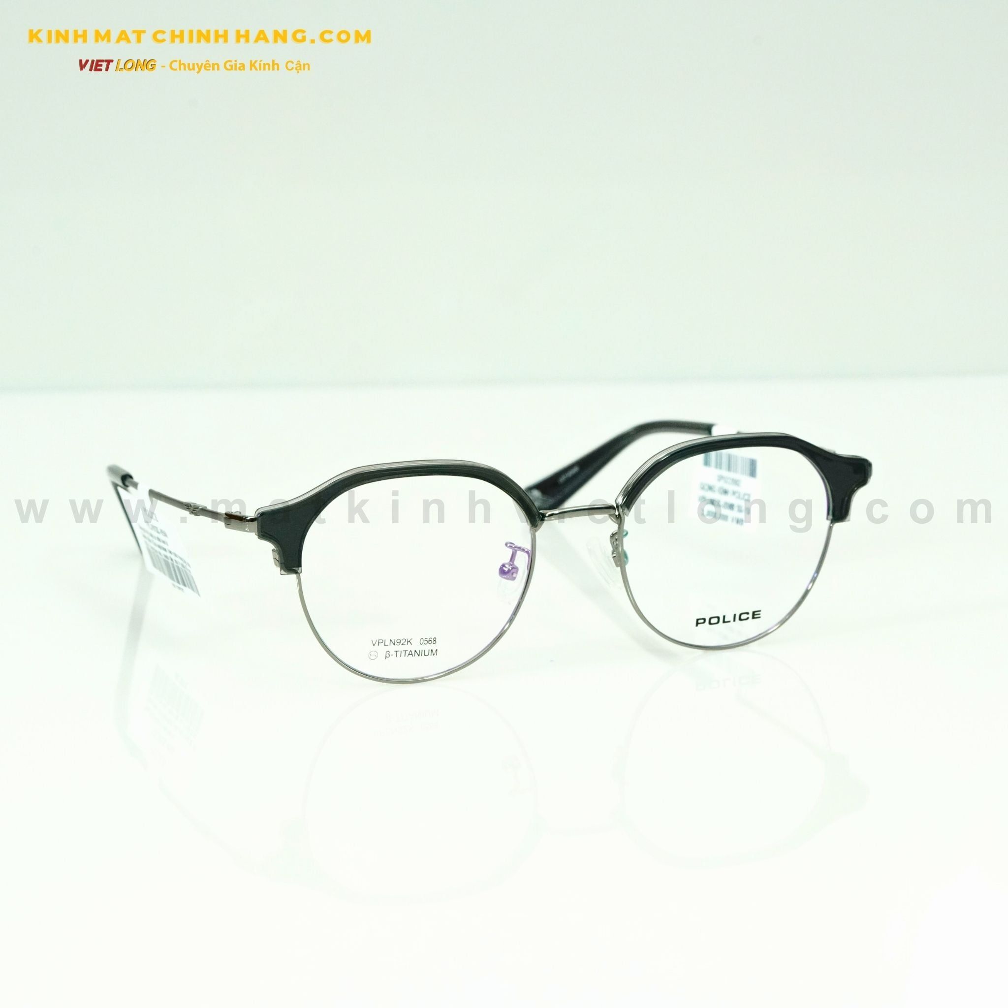  GỌNG KÍNH POLICE VPLN92K-0568 50-19 
