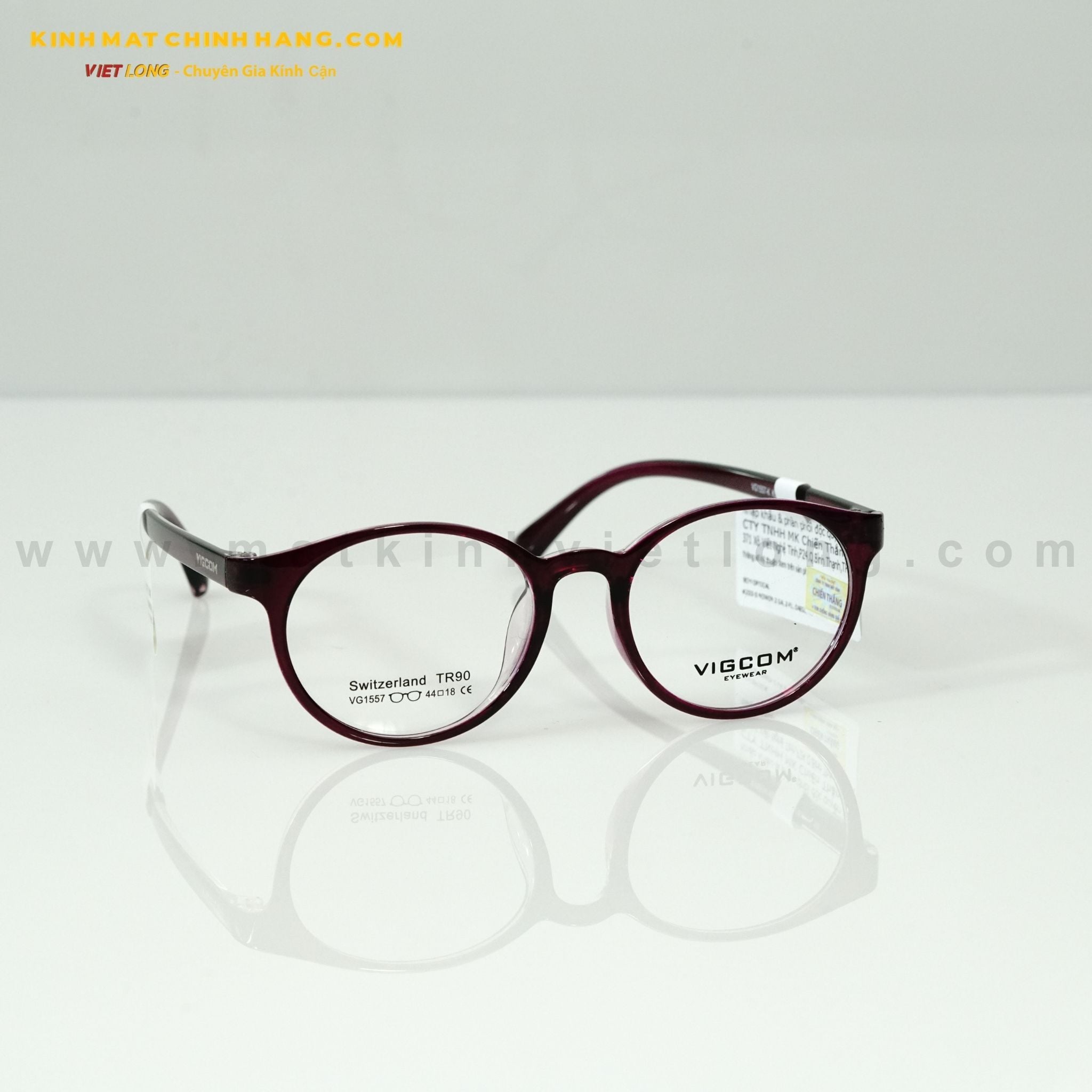  GỌNG KÍNH VIGCOM VG1557-K5 44-18 