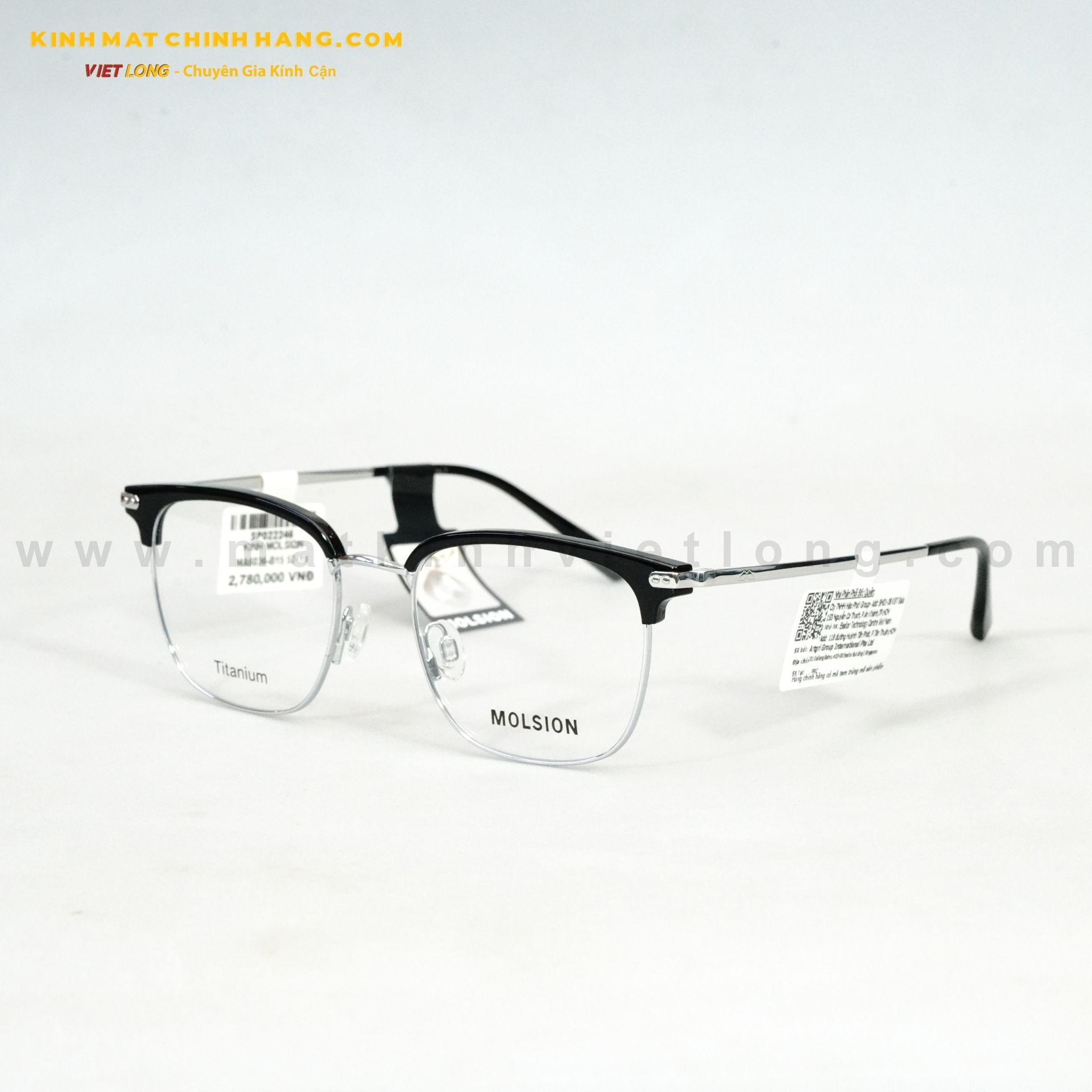  GỌNG KÍNH MOLSION MA6036-B15 52-19 