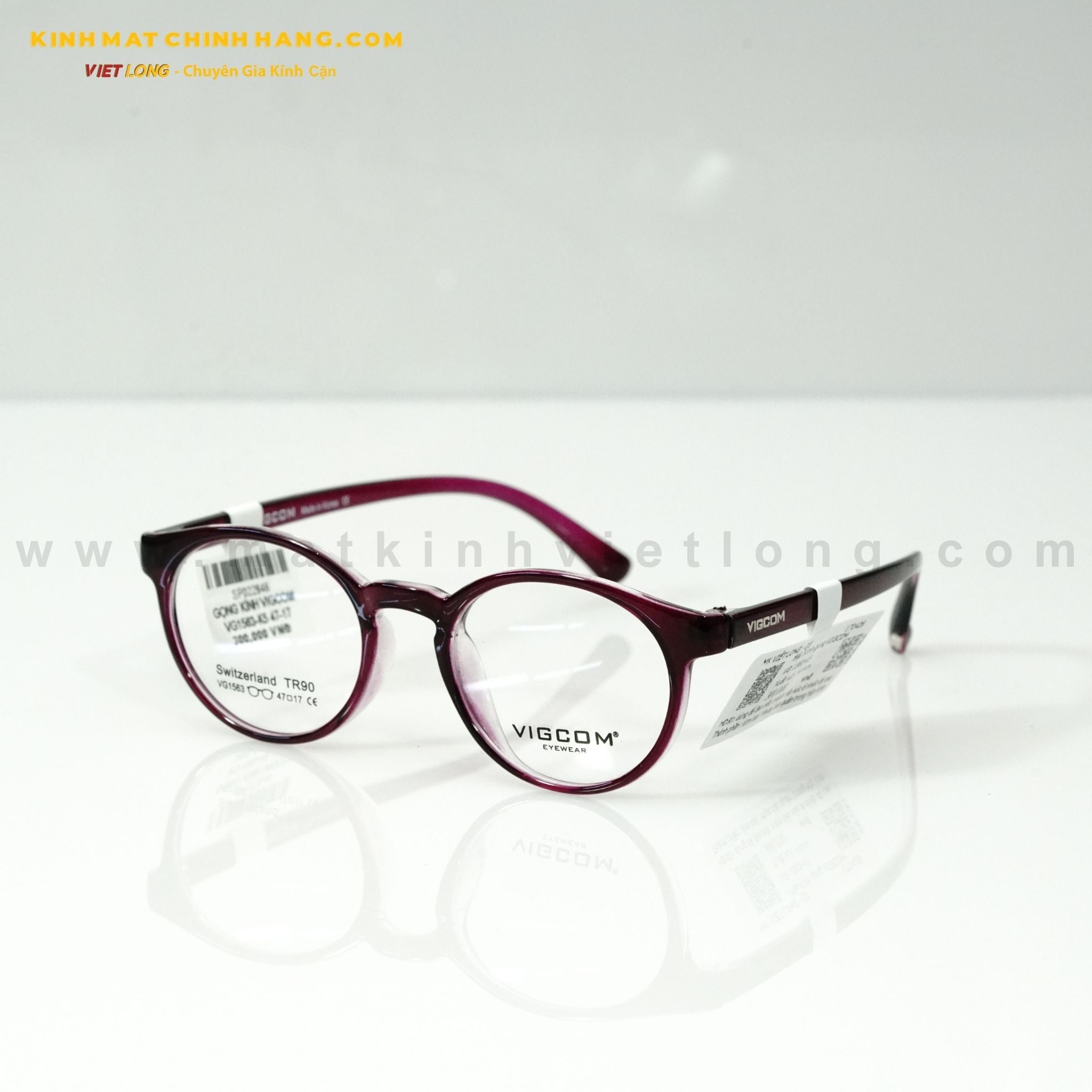  GỌNG KÍNH VIGCOM VG1563-K5 47-17 