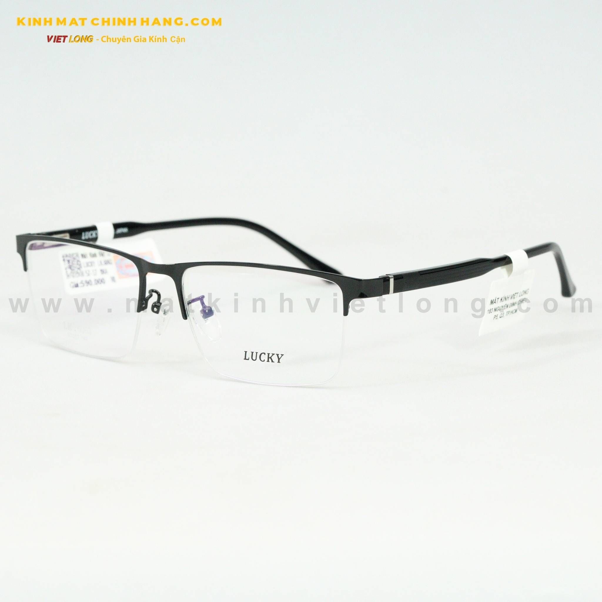  GỌNG KÍNH LUCKY LK6063-BKA 57-17 