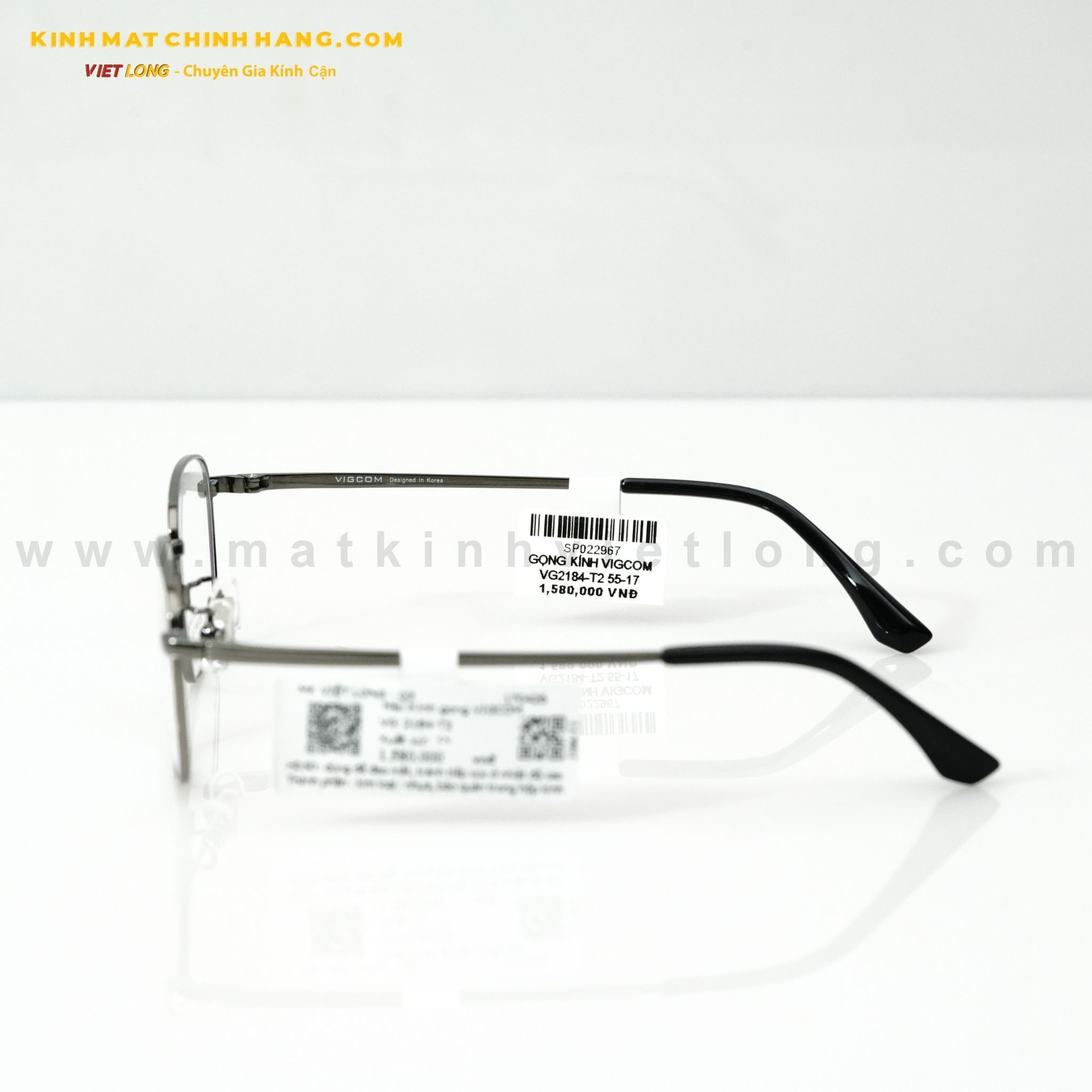  GỌNG KÍNH VIGCOM VG2184-T2 55-17 