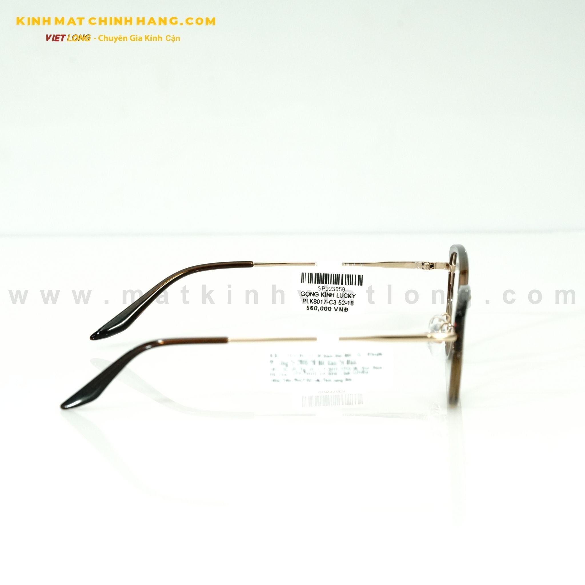  GỌNG KÍNH LUCKY PLK8017-C3 52-18 