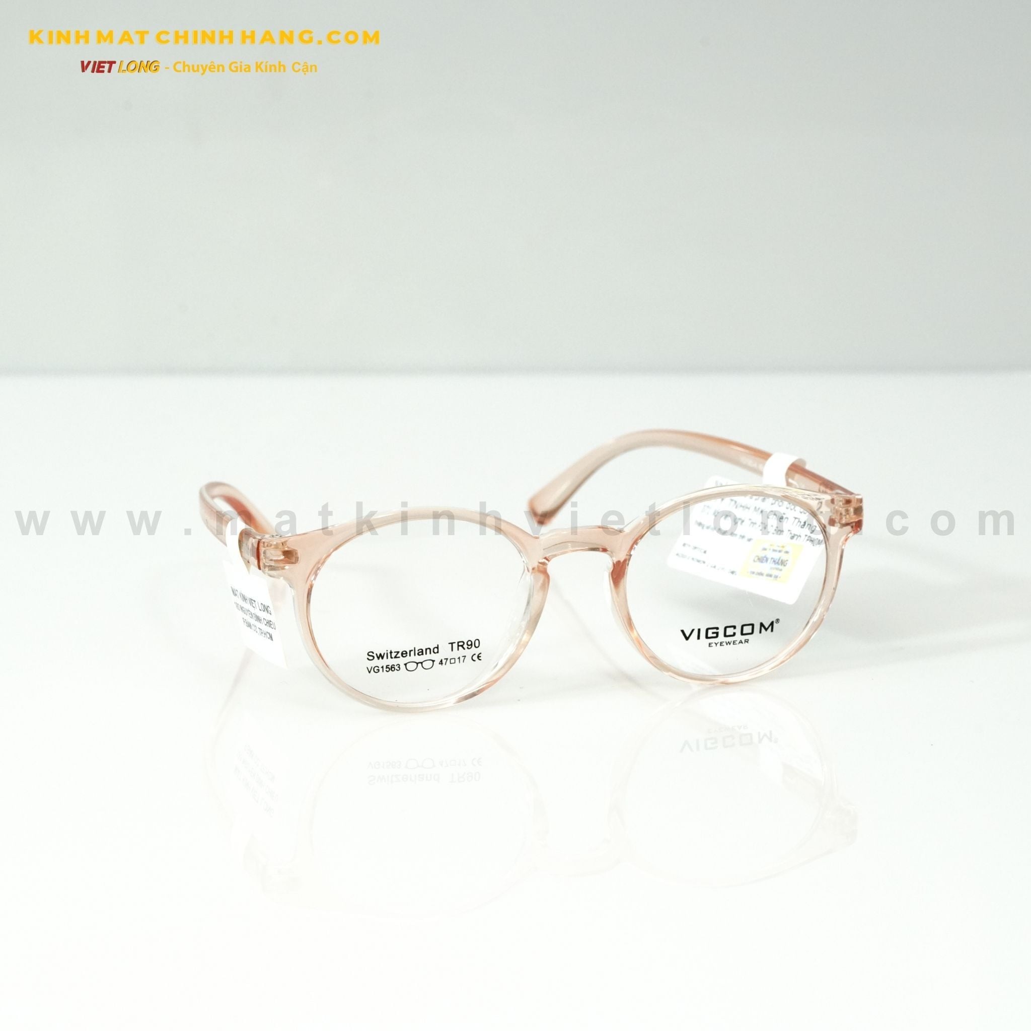  GỌNG KÍNH VIGCOM VG1563-K8 47-17 