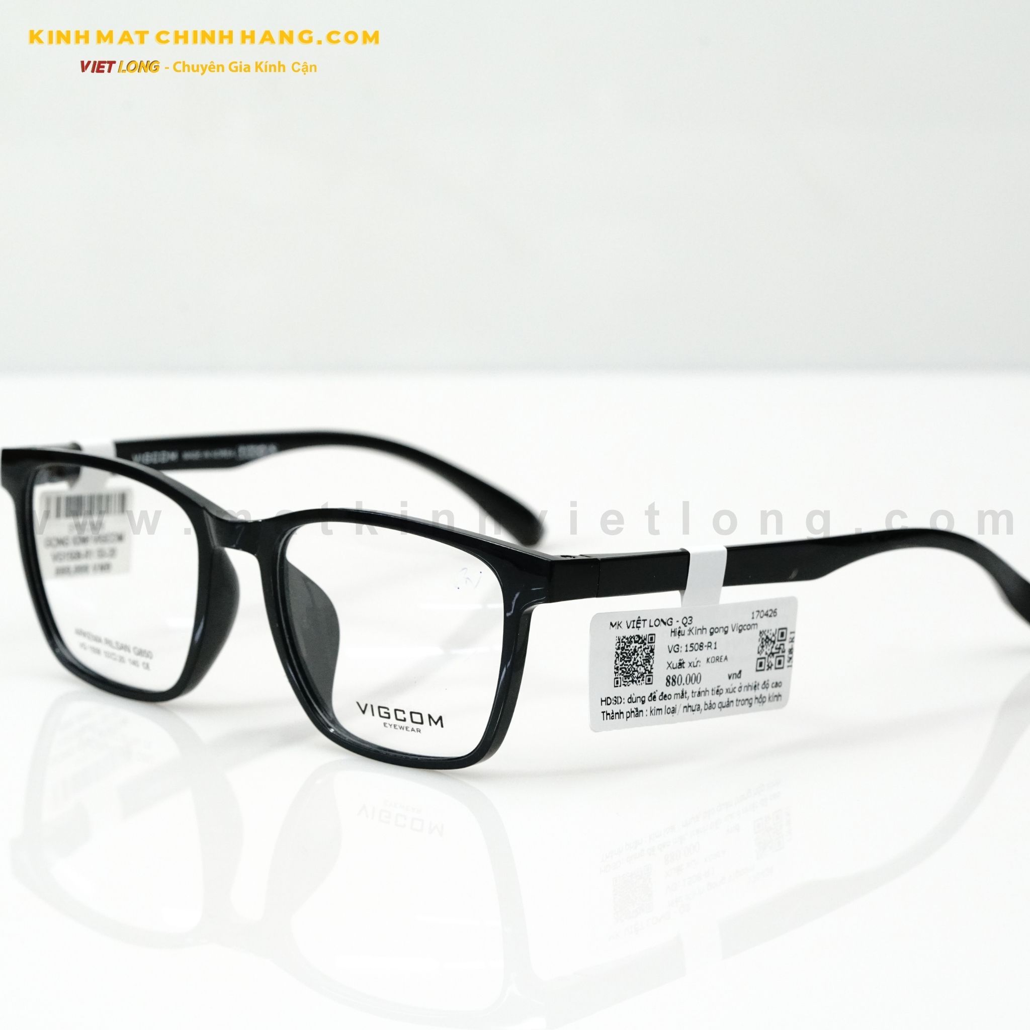  GỌNG KÍNH VIGCOM VG1508-R1 53-20 