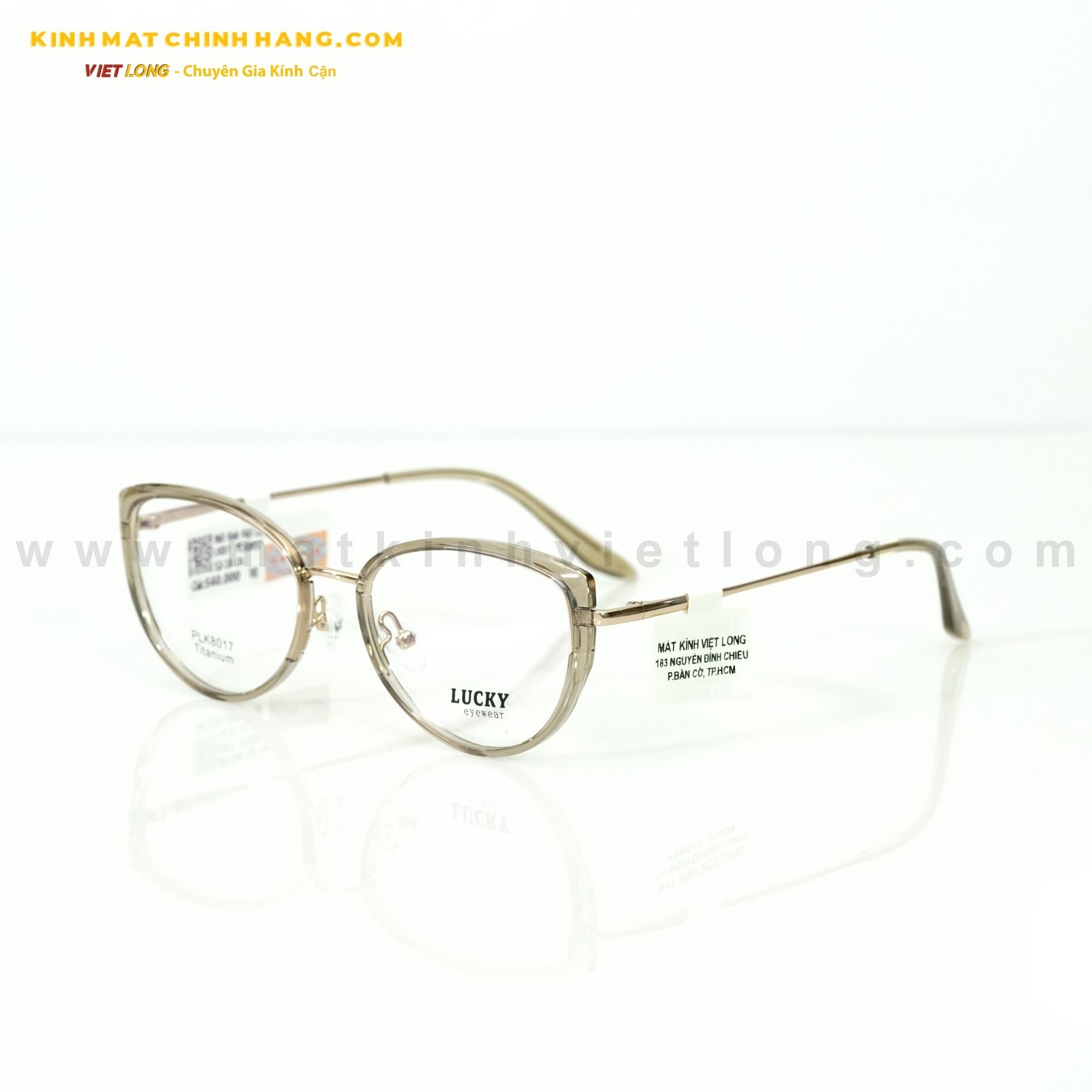 GỌNG KÍNH LUCKY PLK8017-C4 52-18 