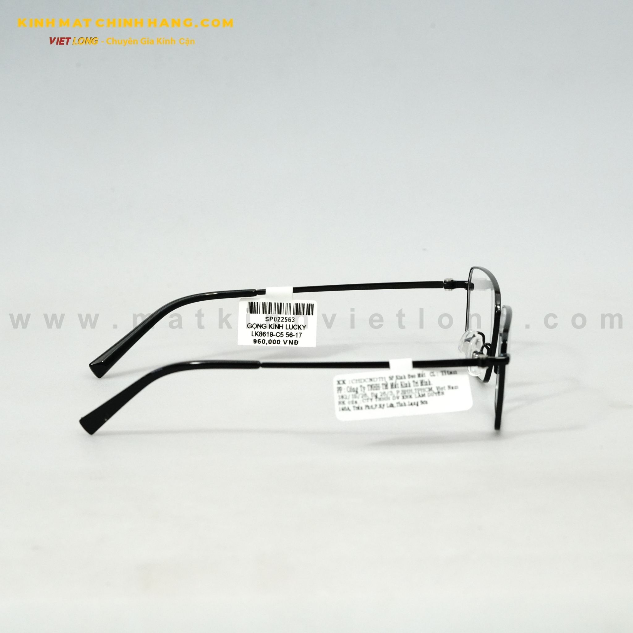  GỌNG KÍNH LUCKY LK8619-C5 56-17 