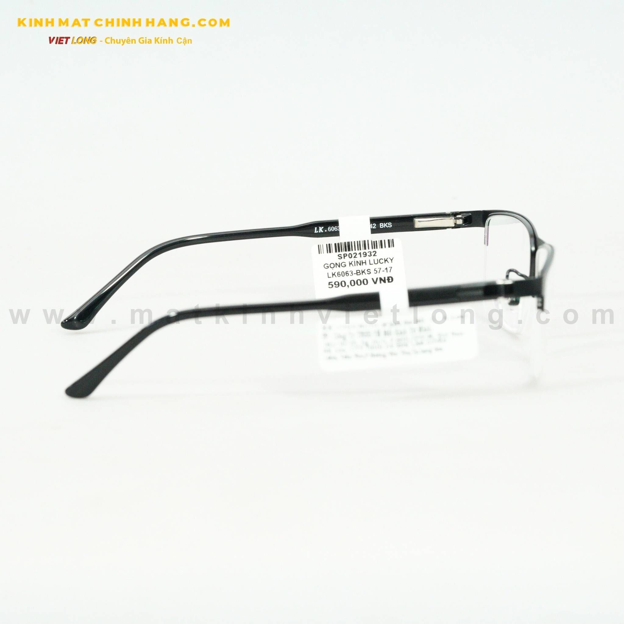  GỌNG KÍNH LUCKY LK6063-BKS 57-17 