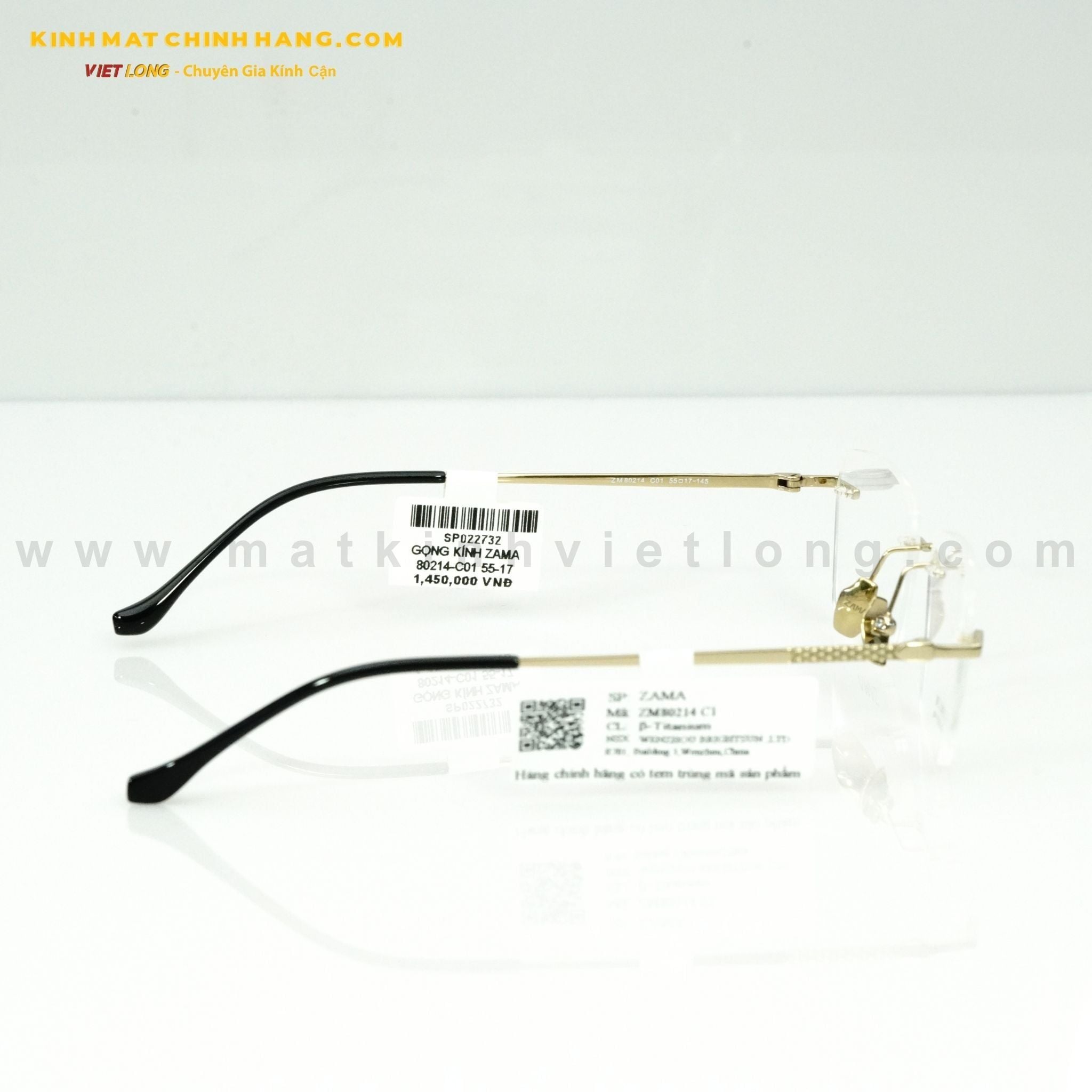  GỌNG KÍNH ZAMA 80214-C01 55-17 