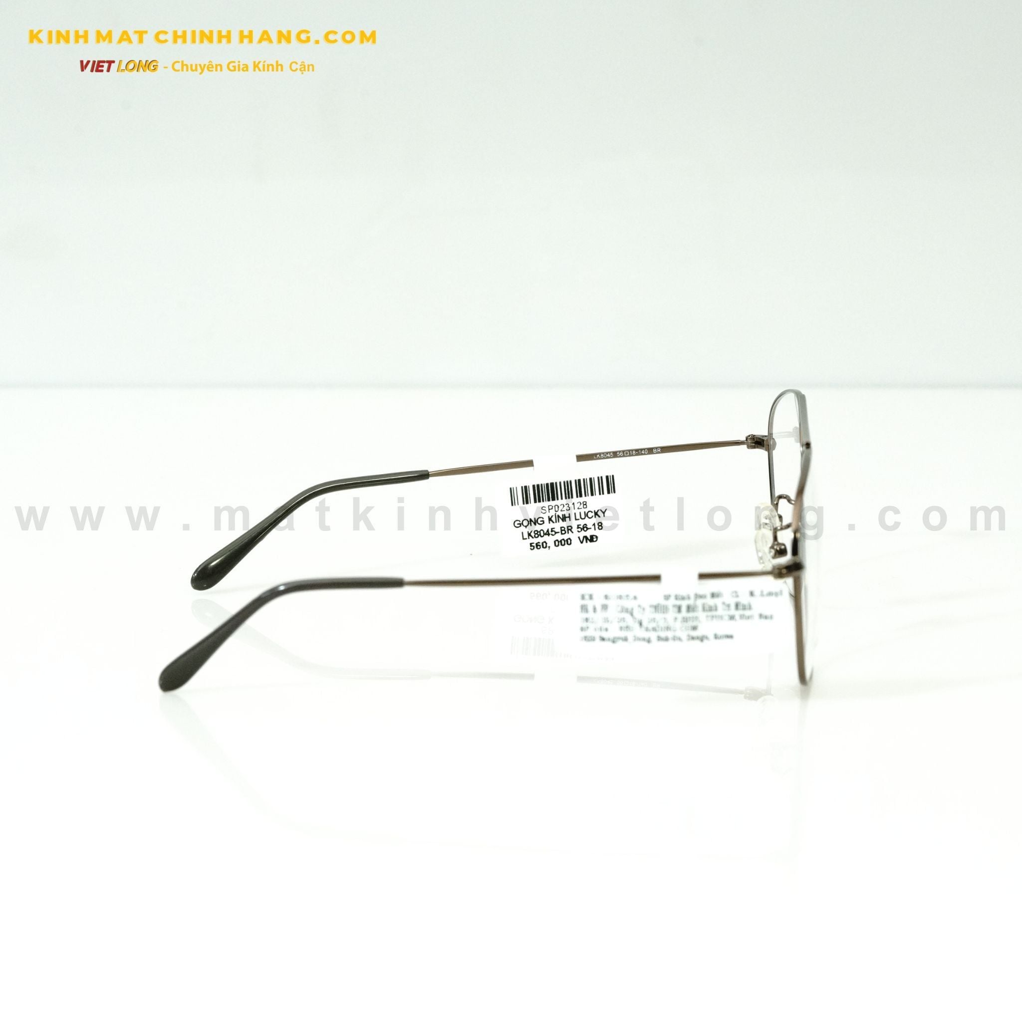  GỌNG KÍNH LUCKY LK8045-BR 56-18 