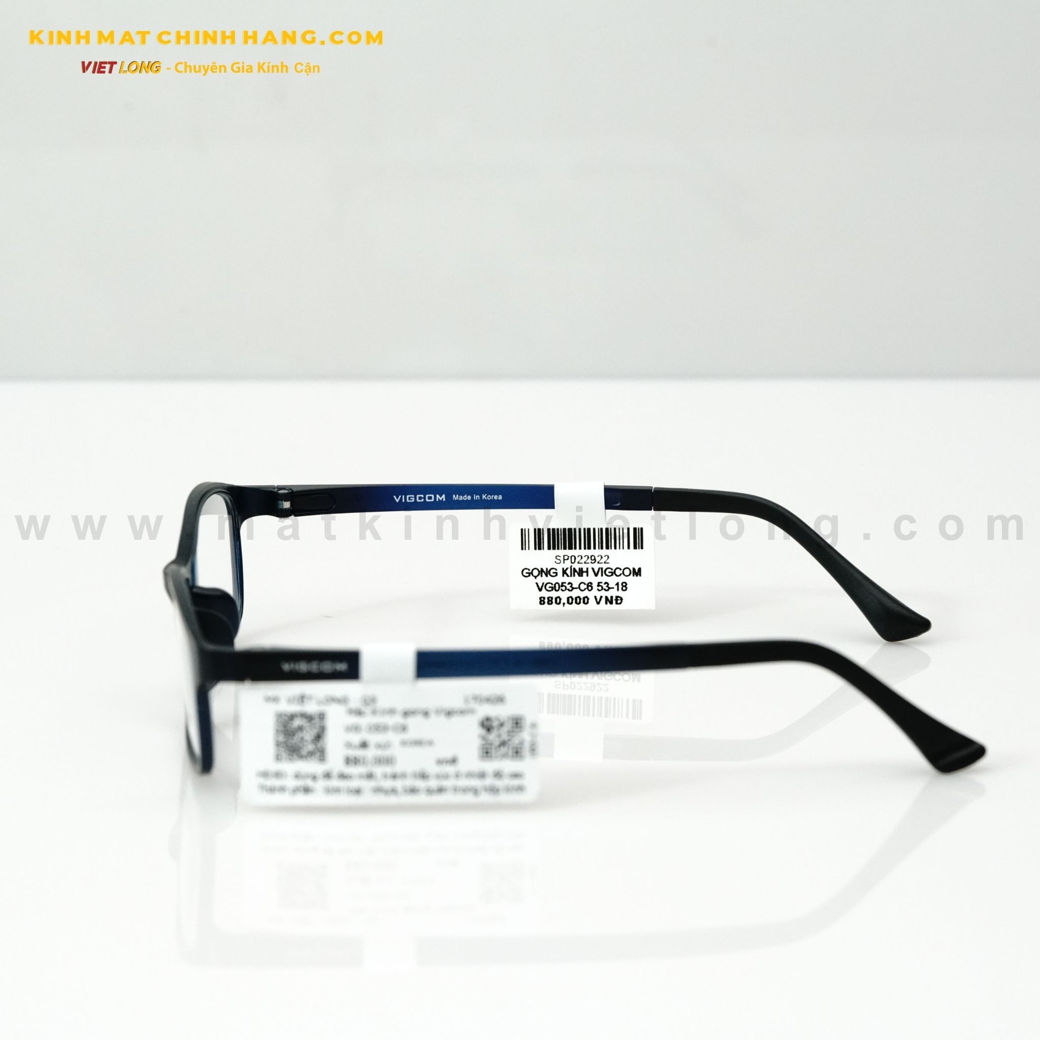  GỌNG KÍNH VIGCOM VG053-C6 53-18 