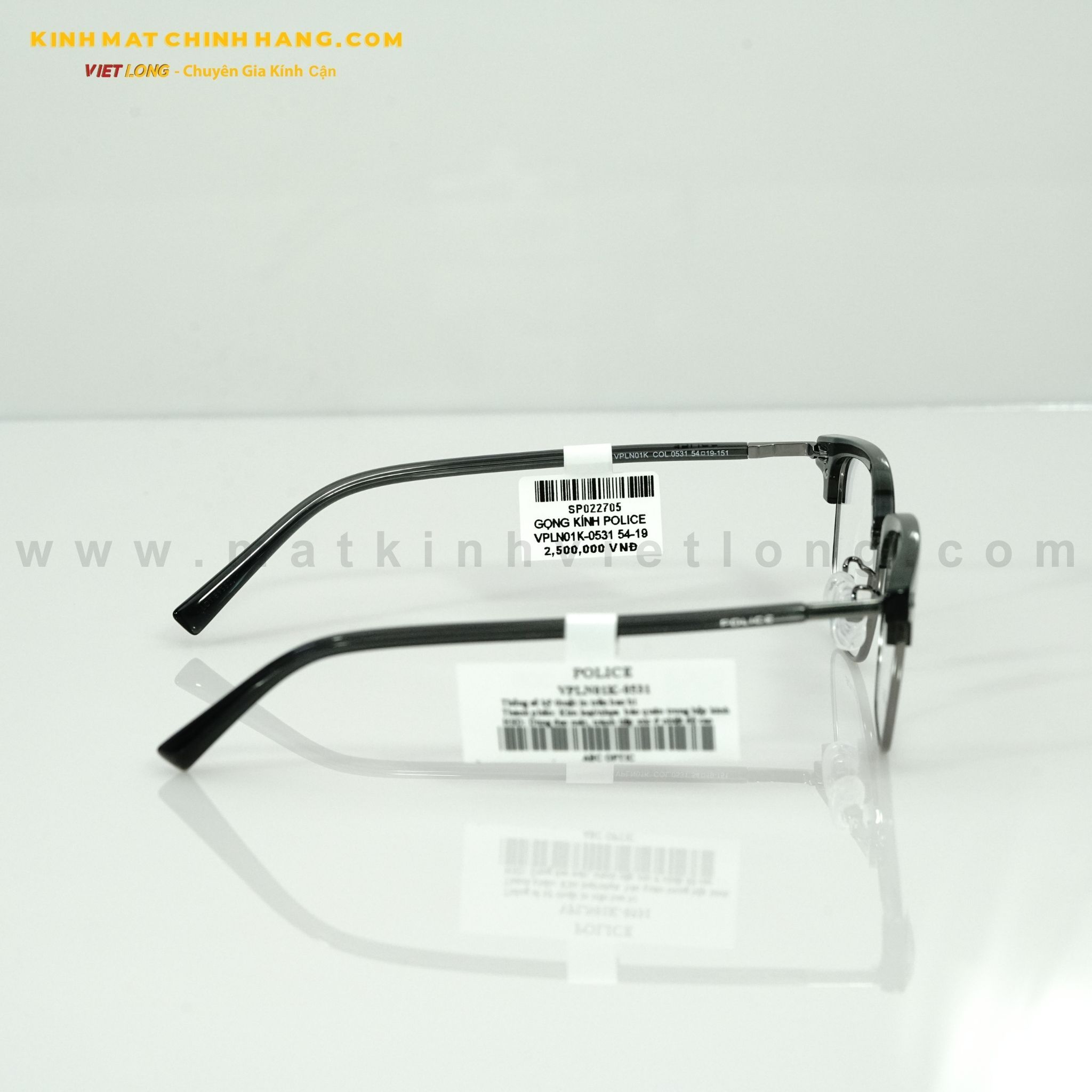  GỌNG KÍNH POLICE VPLN01K-0531 54-19 