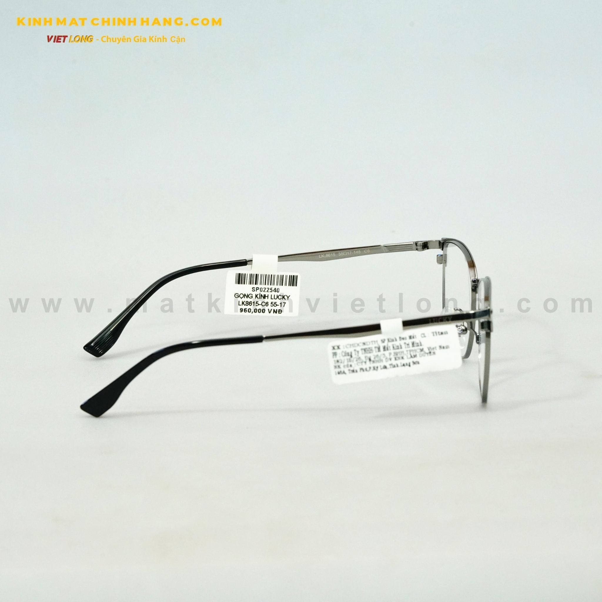  GỌNG KÍNH LUCKY LK8615-C6 55-17 