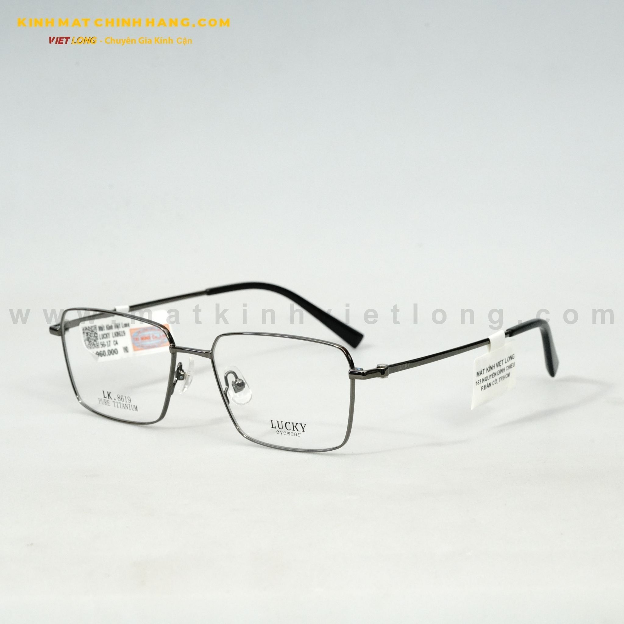  GỌNG KÍNH LUCKY LK8619-C4 56-17 