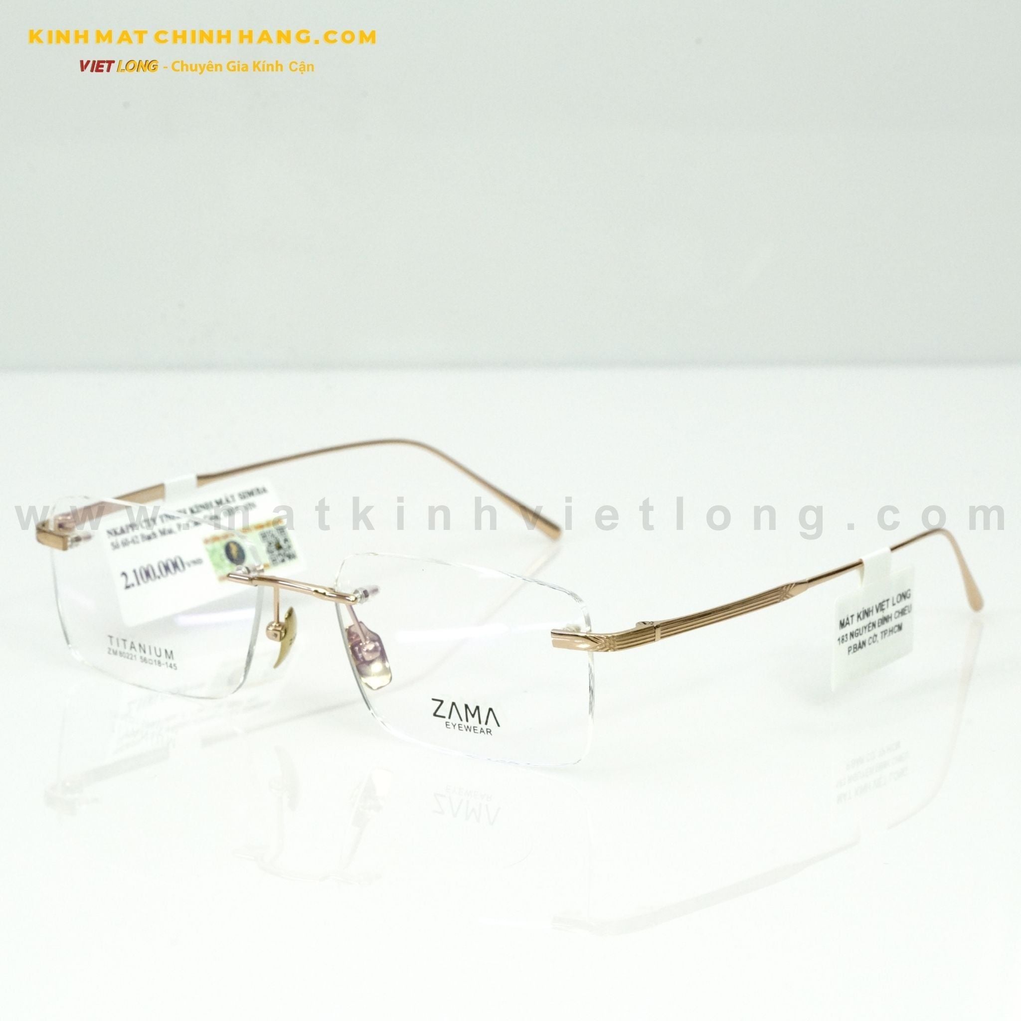  GỌNG KÍNH ZAMA ZM80221-C03 56-18 