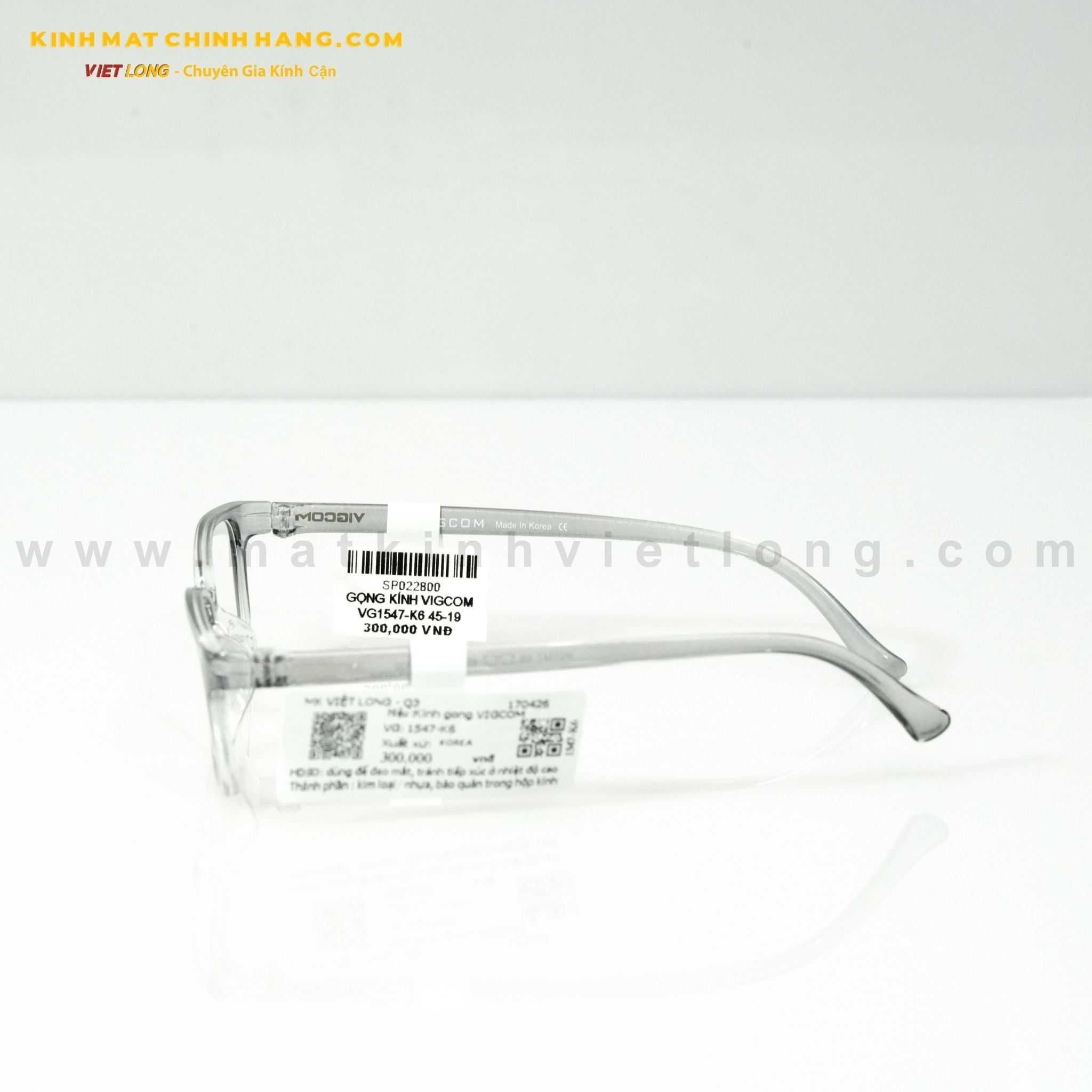  GỌNG KÍNH VIGCOM VG1547-K6 45-19 