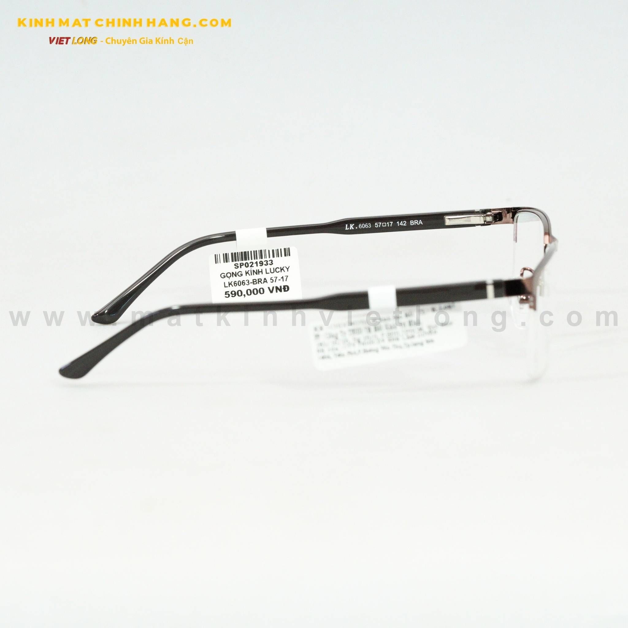  GỌNG KÍNH LUCKY LK6063-BRA 57-17 