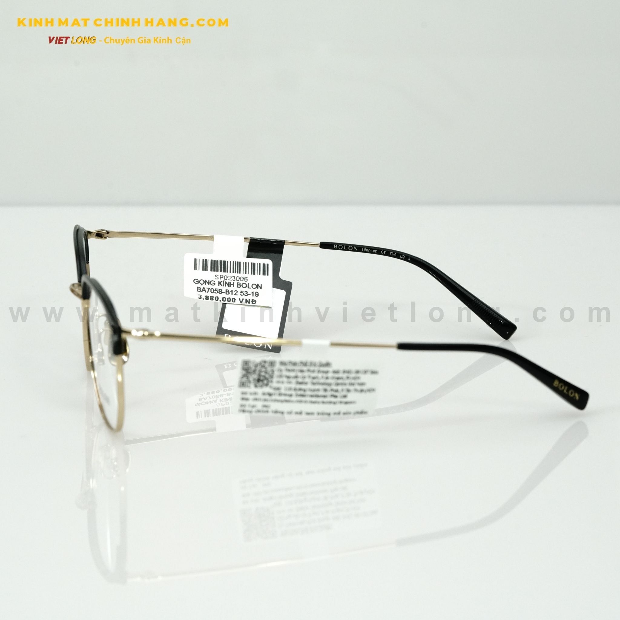  GỌNG KÍNH BOLON BA7058-B12 53-19 